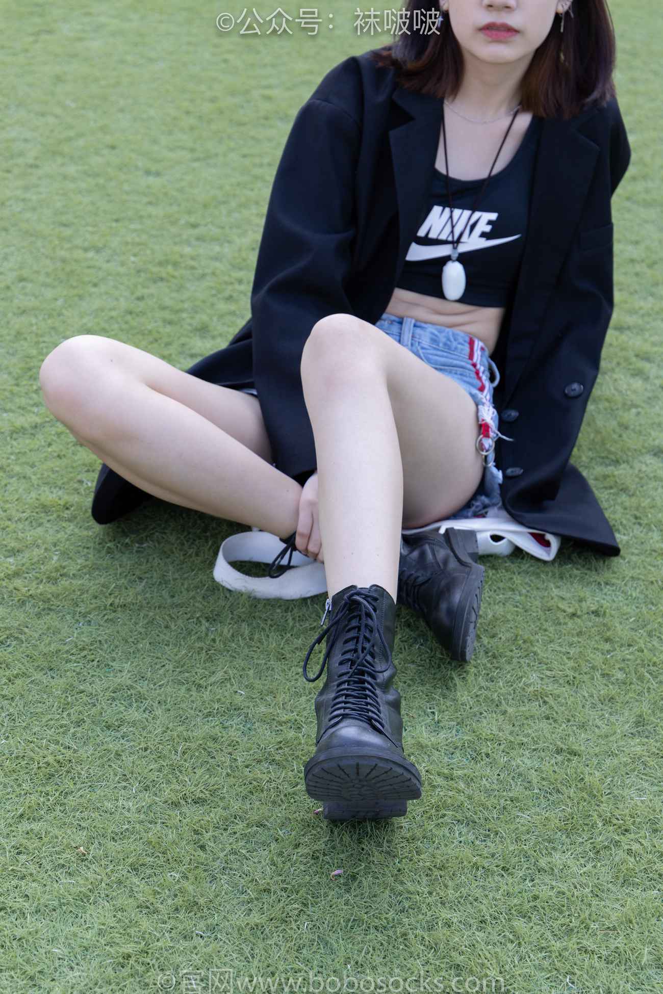 图片[32]-[BoBoSocks袜啵啵]NO.010 小甜豆-马丁靴、白色短棉袜、裸足[117P] – 速更版-美库