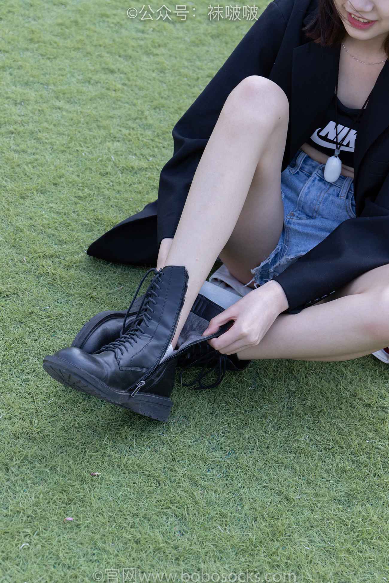 图片[35]-[BoBoSocks袜啵啵]NO.010 小甜豆-马丁靴、白色短棉袜、裸足[117P] – 速更版-美库