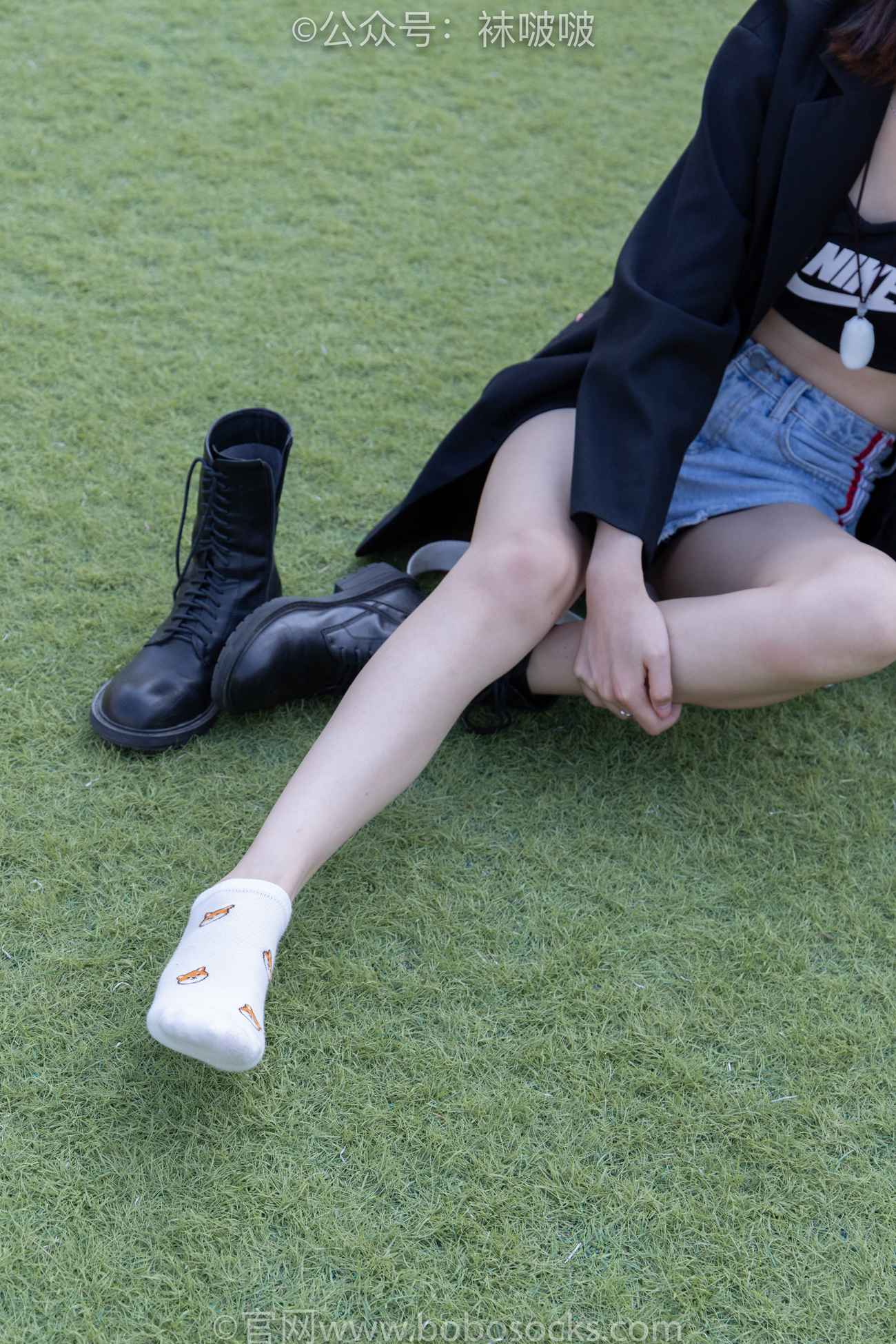 图片[42]-[BoBoSocks袜啵啵]NO.010 小甜豆-马丁靴、白色短棉袜、裸足[117P] – 速更版-美库