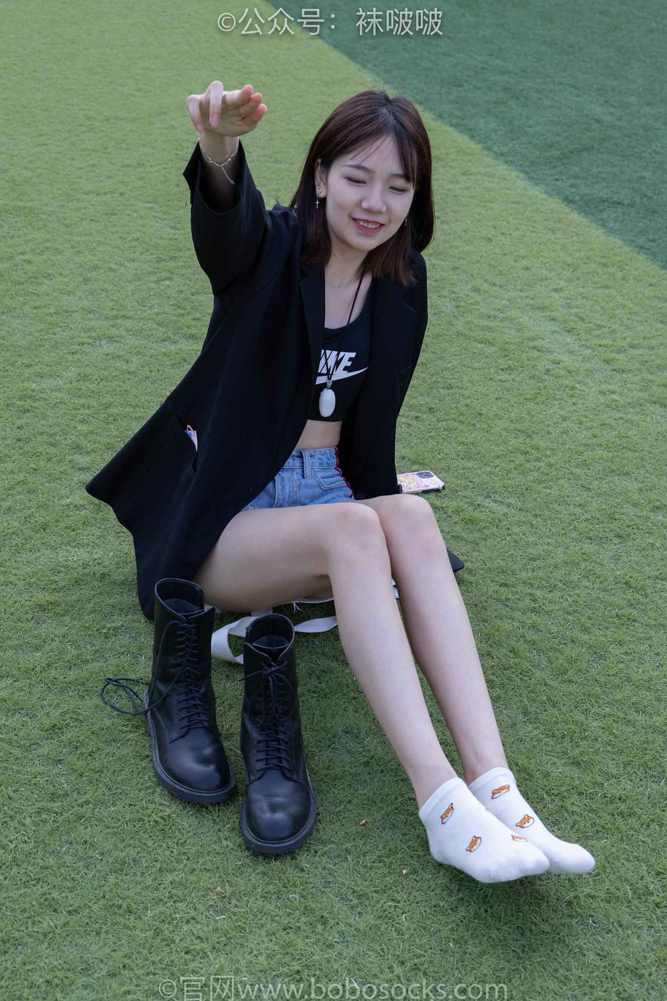 图片[58]-[BoBoSocks袜啵啵]NO.010 小甜豆-马丁靴、白色短棉袜、裸足[117P] – 速更版-美库
