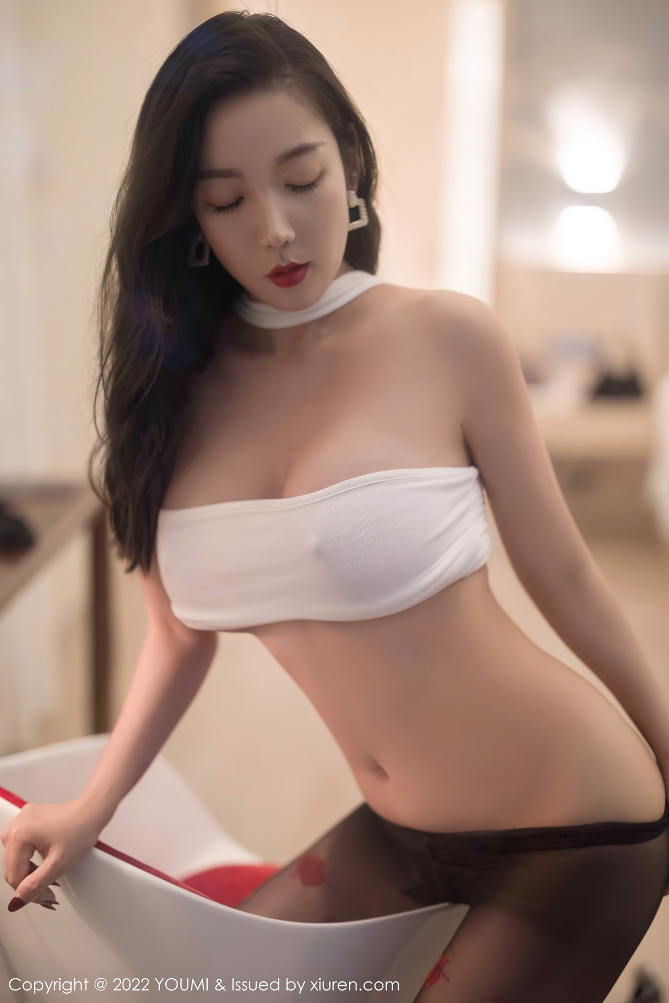 图片[41]-[YOUMI尤蜜荟]2022.02.24 Vol.756 艾静香[46+1P] – 速更版-美库