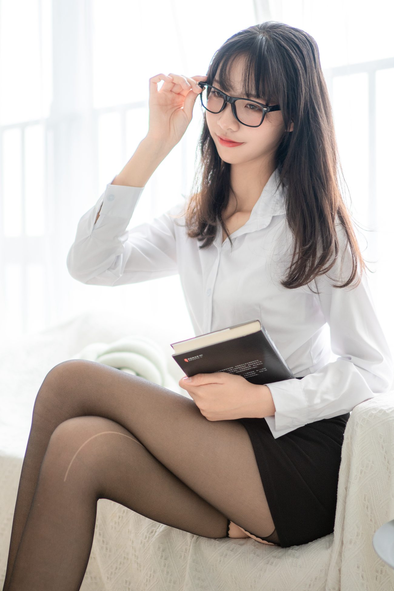 图片[48]-清纯妹子西瓜 – 黑丝百合 [54P] – 速更版-美库