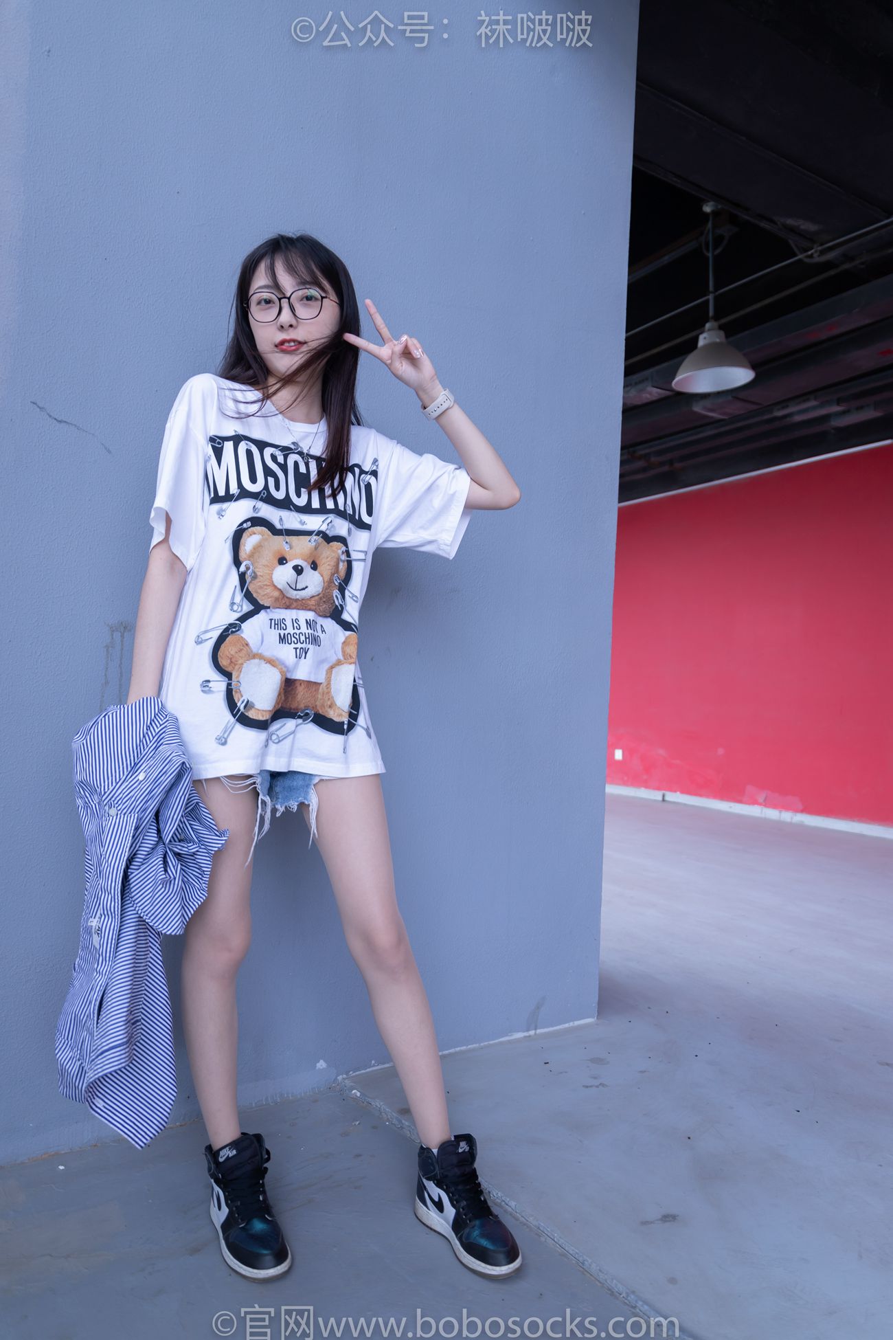 图片[11]-[BoBoSocks袜啵啵]NO.011 稚予-AJ、白色短棉袜、肉丝[139P] – 速更版-美库