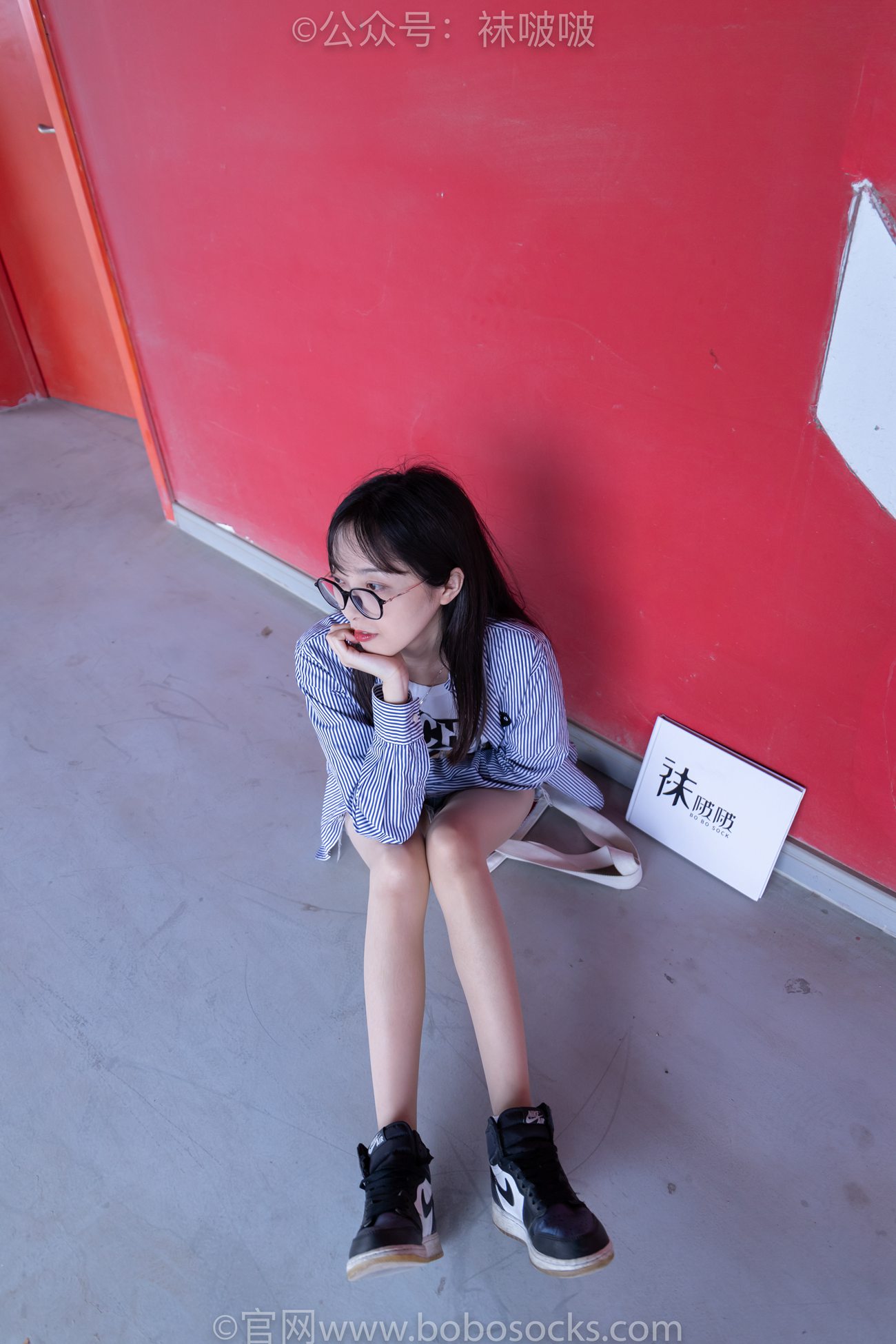 图片[32]-[BoBoSocks袜啵啵]NO.011 稚予-AJ、白色短棉袜、肉丝[139P] – 速更版-美库