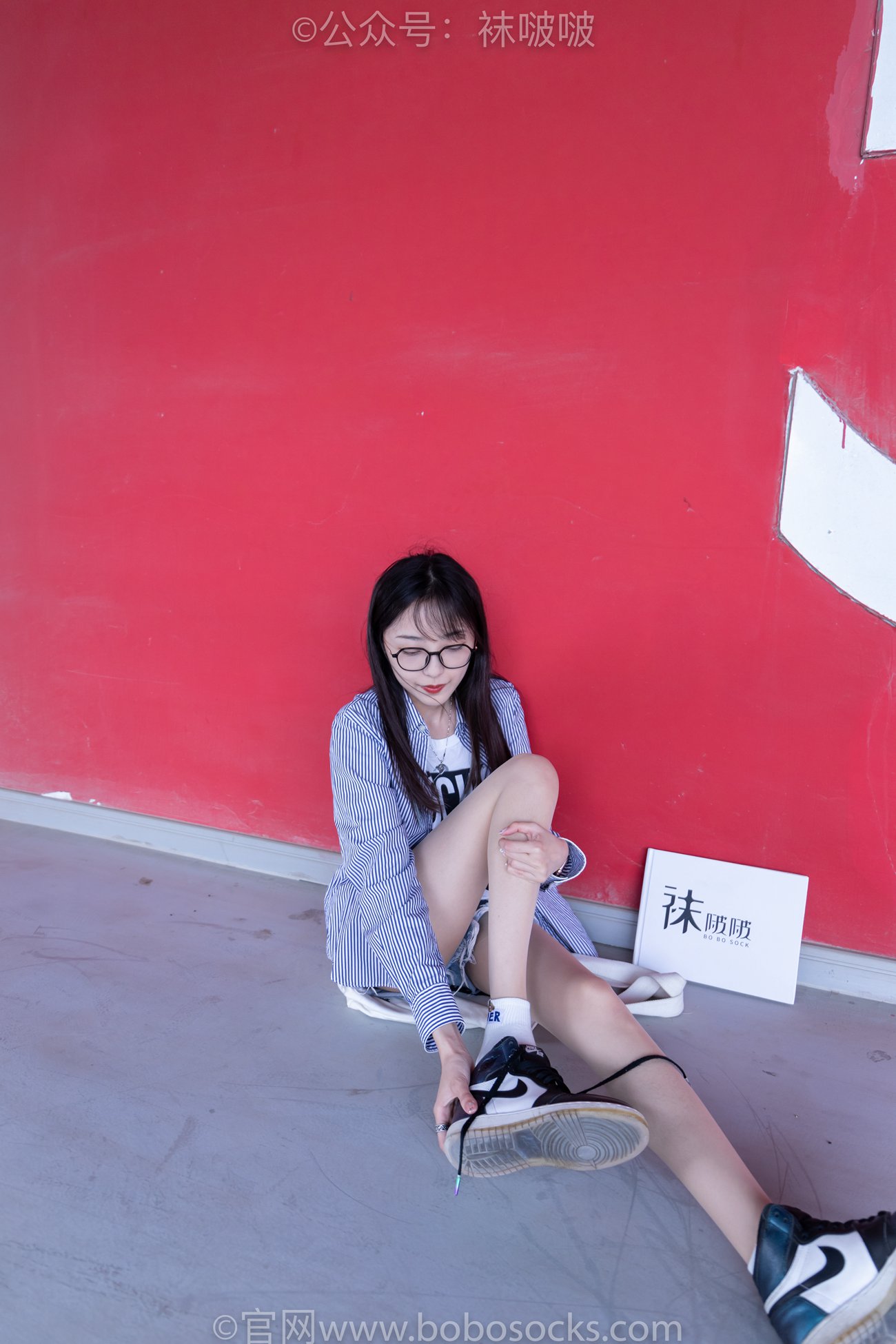 图片[38]-[BoBoSocks袜啵啵]NO.011 稚予-AJ、白色短棉袜、肉丝[139P] – 速更版-美库