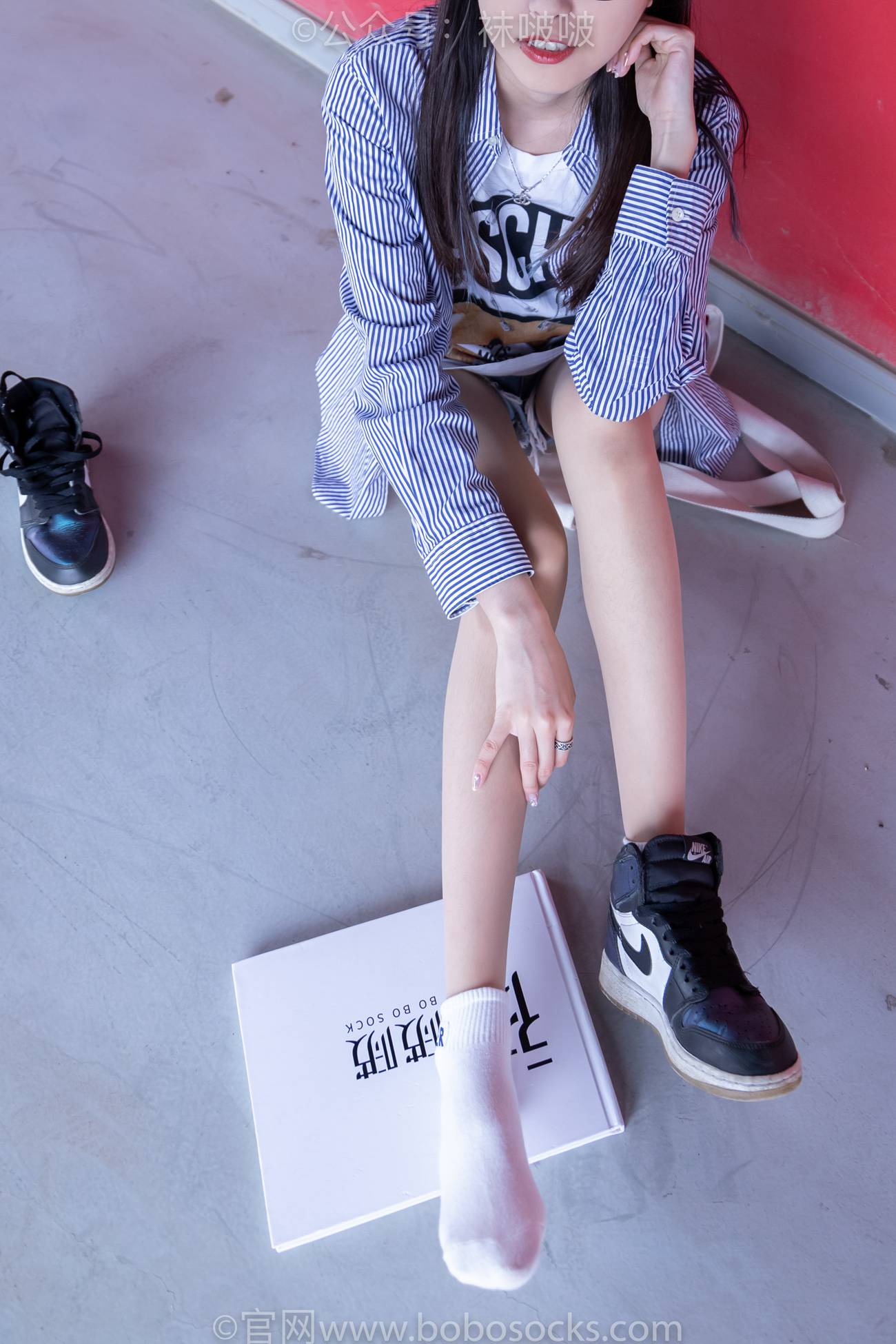 图片[48]-[BoBoSocks袜啵啵]NO.011 稚予-AJ、白色短棉袜、肉丝[139P] – 速更版-美库