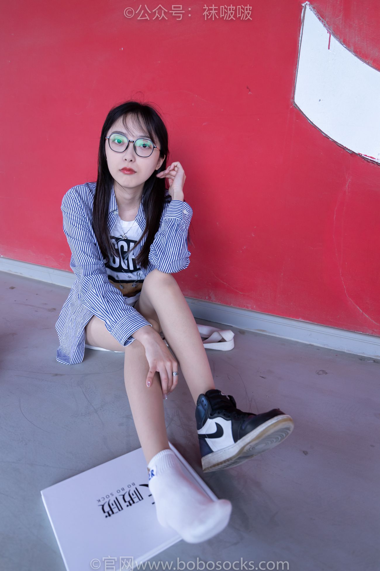 图片[49]-[BoBoSocks袜啵啵]NO.011 稚予-AJ、白色短棉袜、肉丝[139P] – 速更版-美库