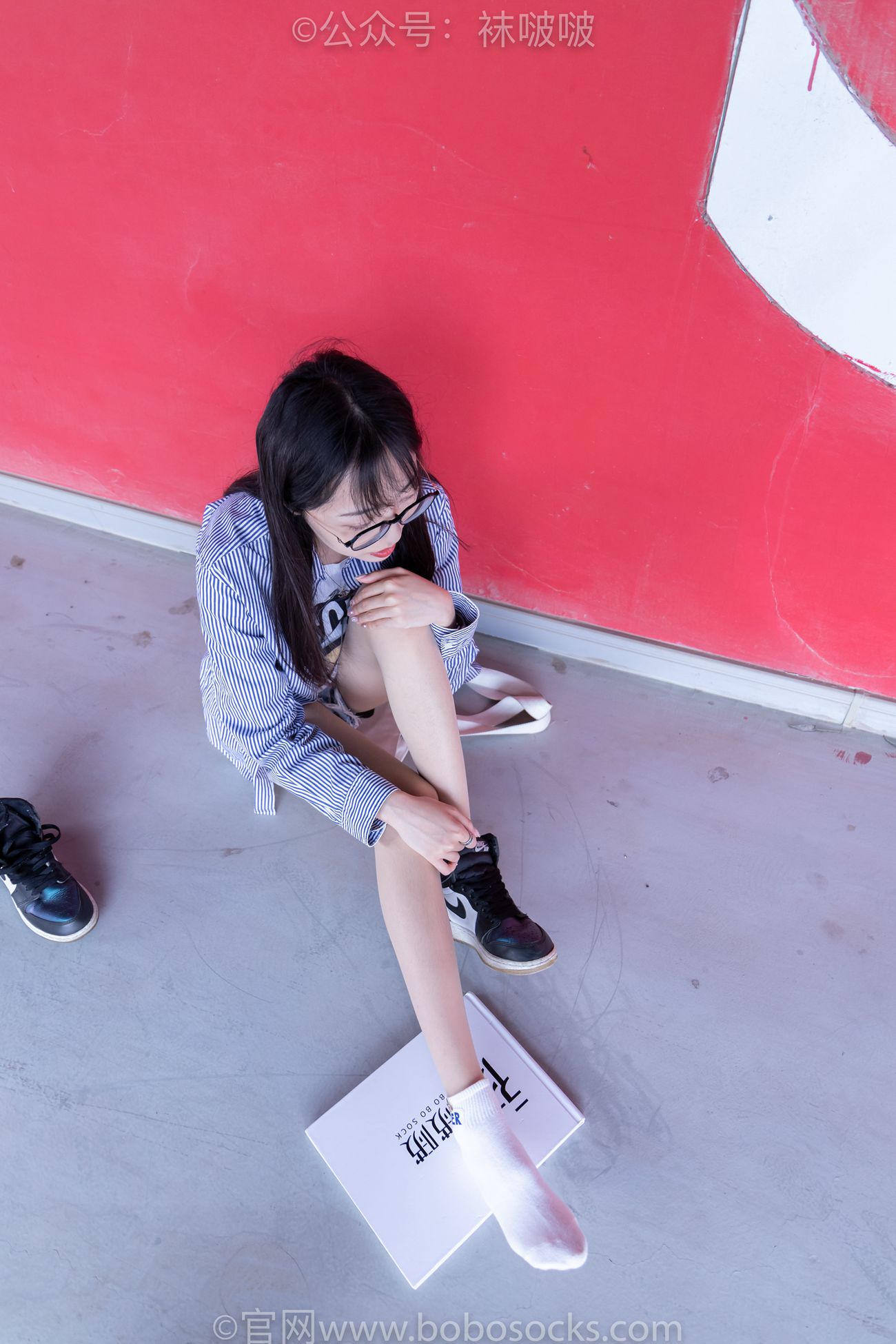图片[55]-[BoBoSocks袜啵啵]NO.011 稚予-AJ、白色短棉袜、肉丝[139P] – 速更版-美库