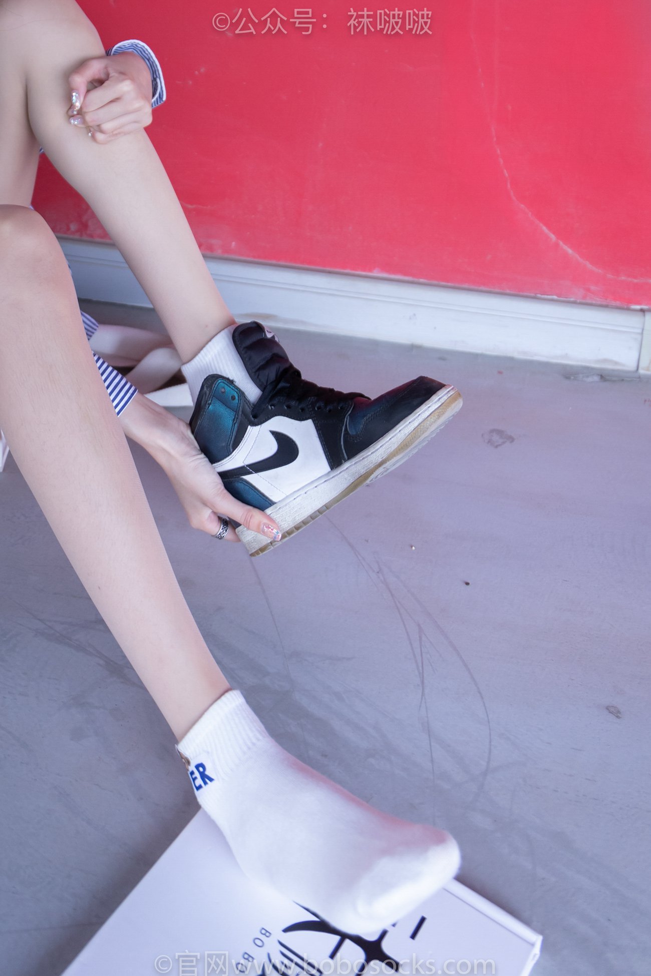 图片[57]-[BoBoSocks袜啵啵]NO.011 稚予-AJ、白色短棉袜、肉丝[139P] – 速更版-美库