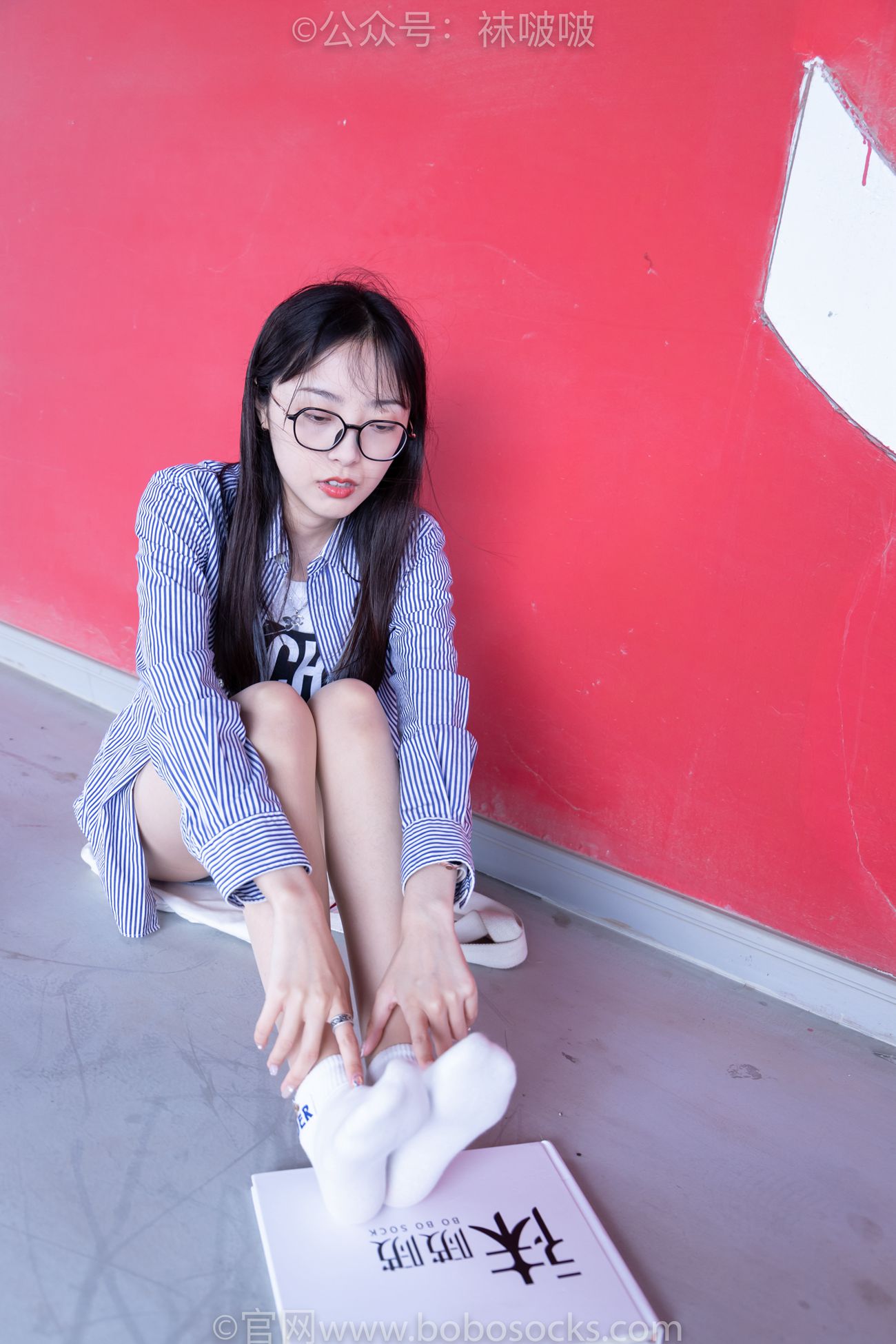 图片[79]-[BoBoSocks袜啵啵]NO.011 稚予-AJ、白色短棉袜、肉丝[139P] – 速更版-美库