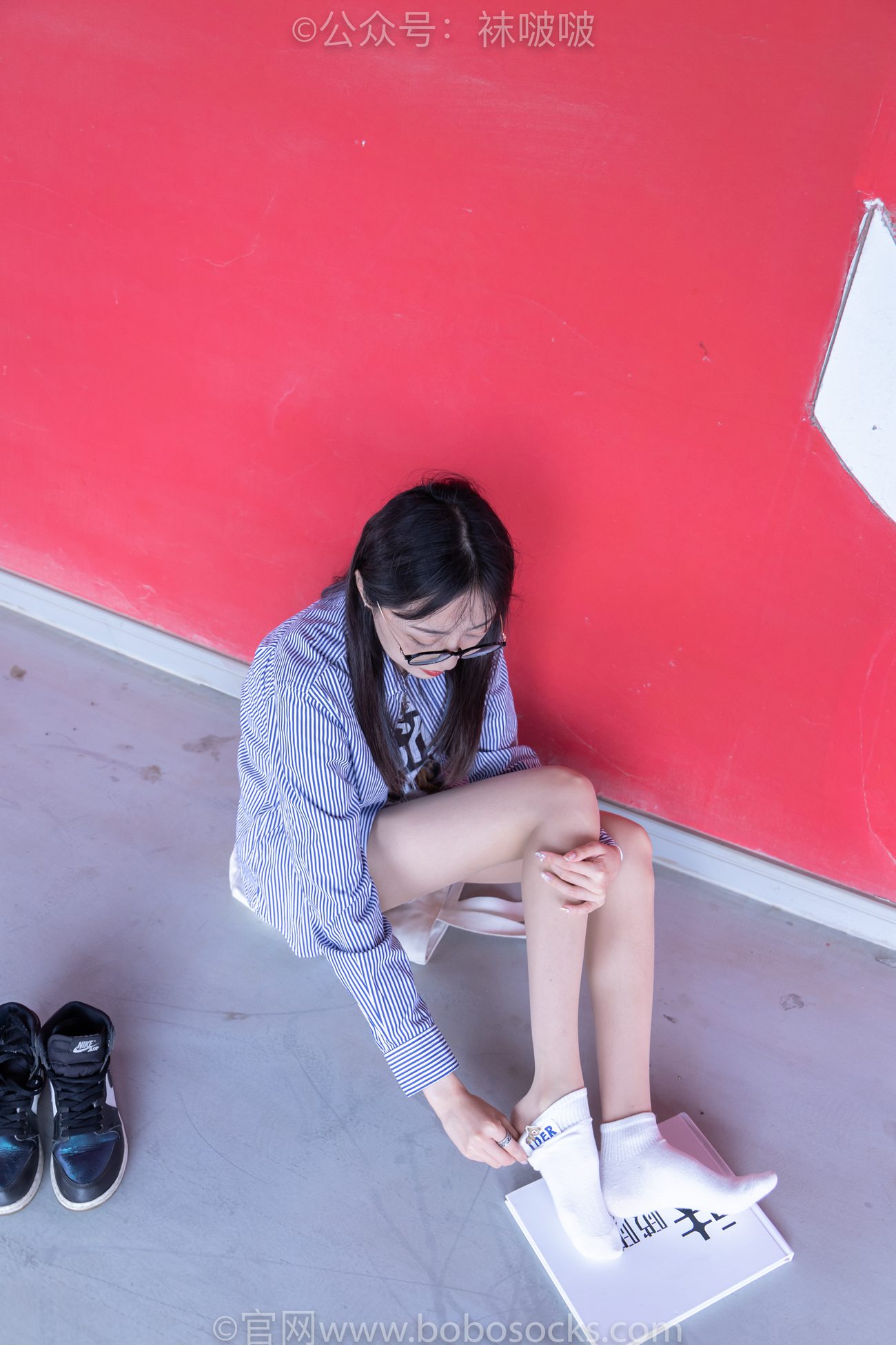 图片[89]-[BoBoSocks袜啵啵]NO.011 稚予-AJ、白色短棉袜、肉丝[139P] – 速更版-美库