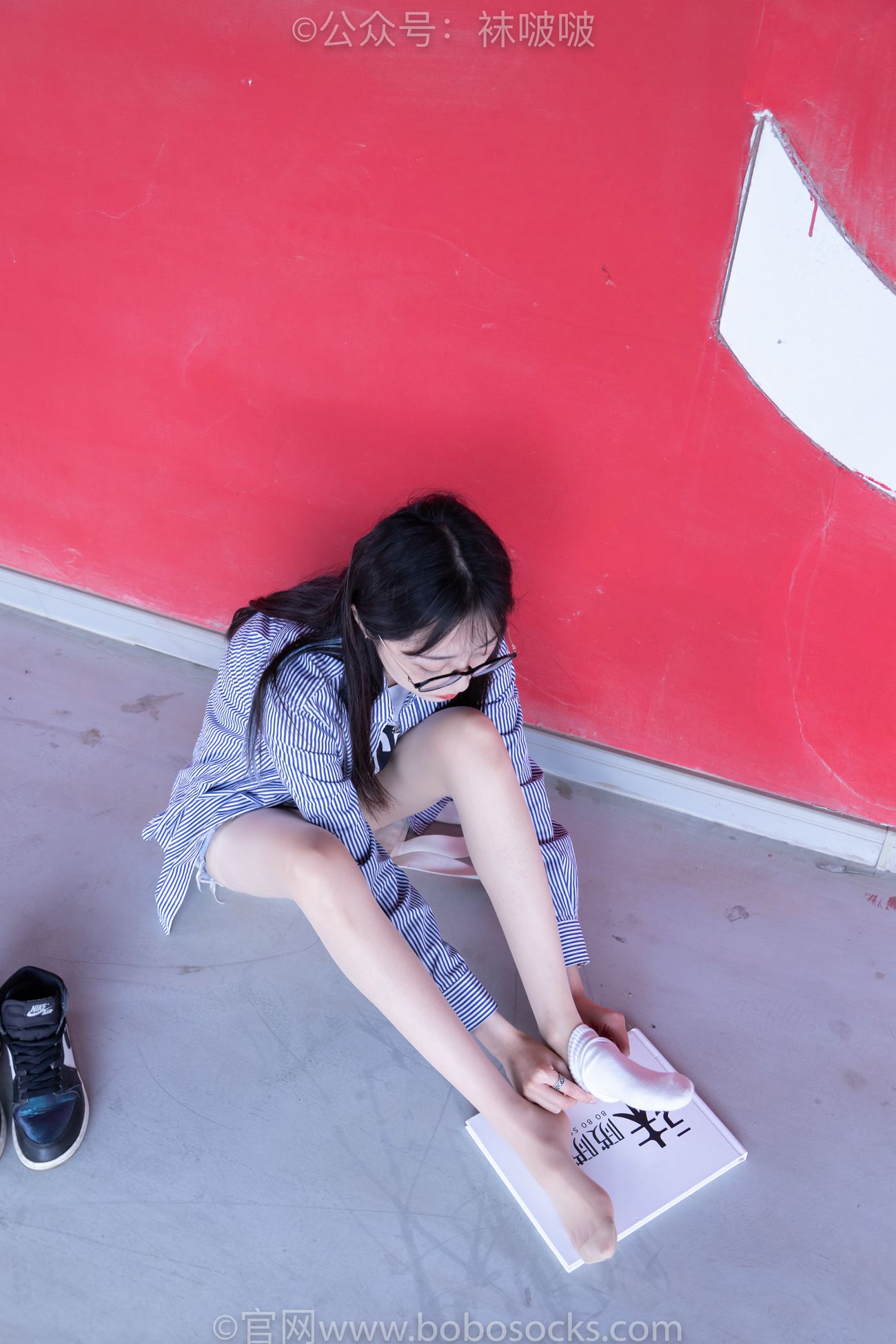 图片[107]-[BoBoSocks袜啵啵]NO.011 稚予-AJ、白色短棉袜、肉丝[139P] – 速更版-美库