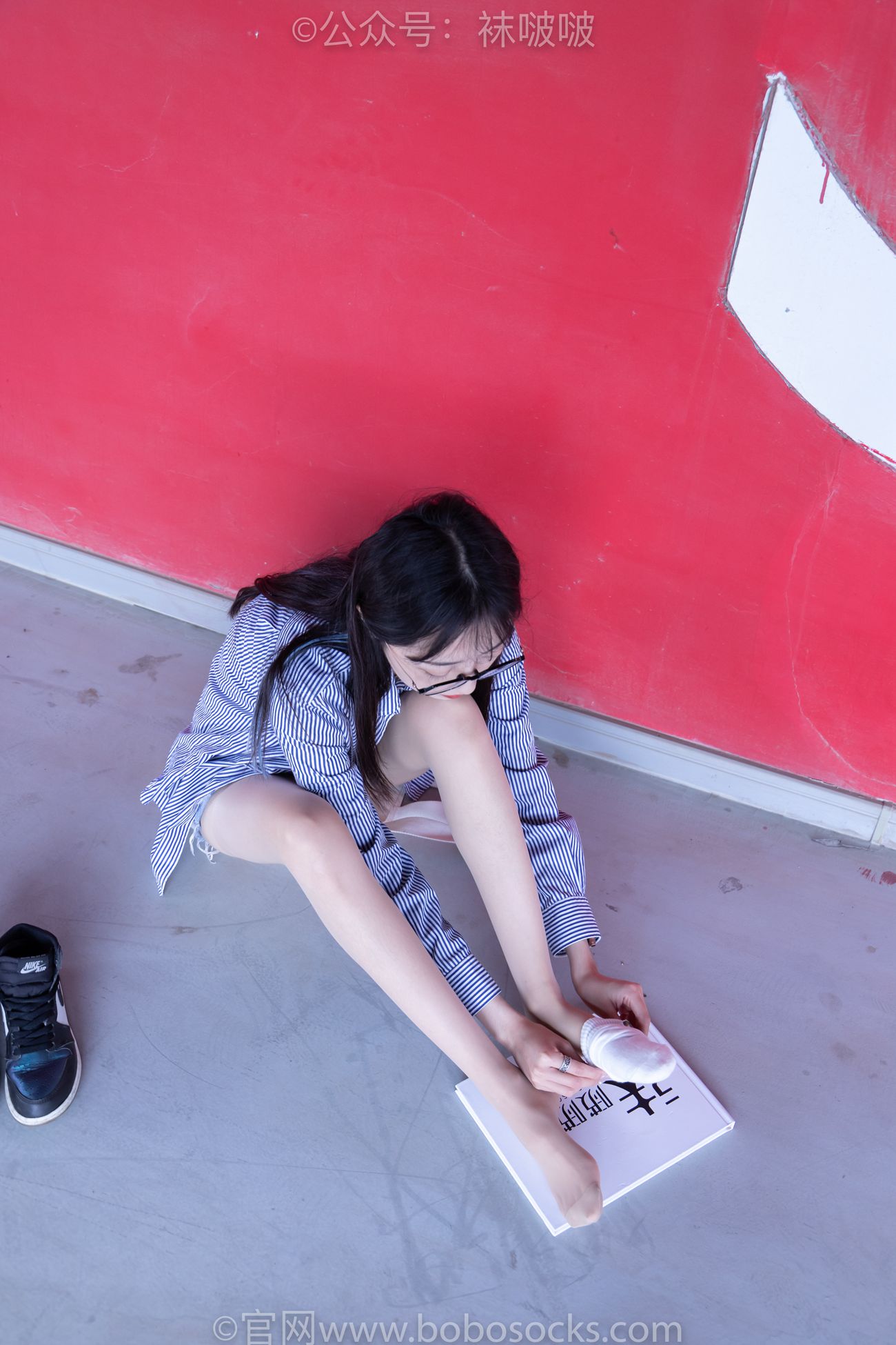 图片[109]-[BoBoSocks袜啵啵]NO.011 稚予-AJ、白色短棉袜、肉丝[139P] – 速更版-美库