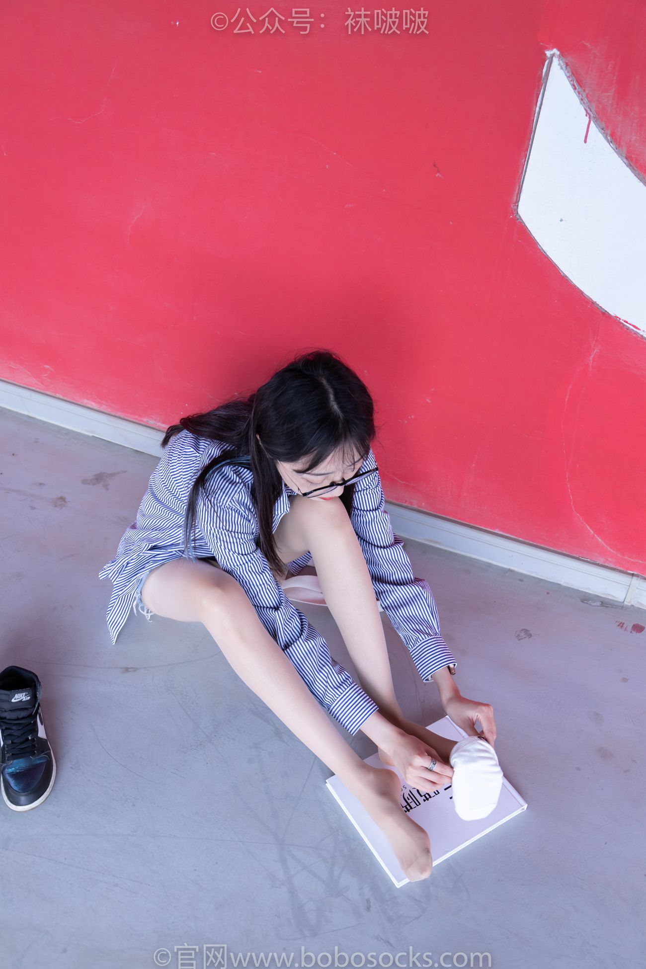 图片[110]-[BoBoSocks袜啵啵]NO.011 稚予-AJ、白色短棉袜、肉丝[139P] – 速更版-美库