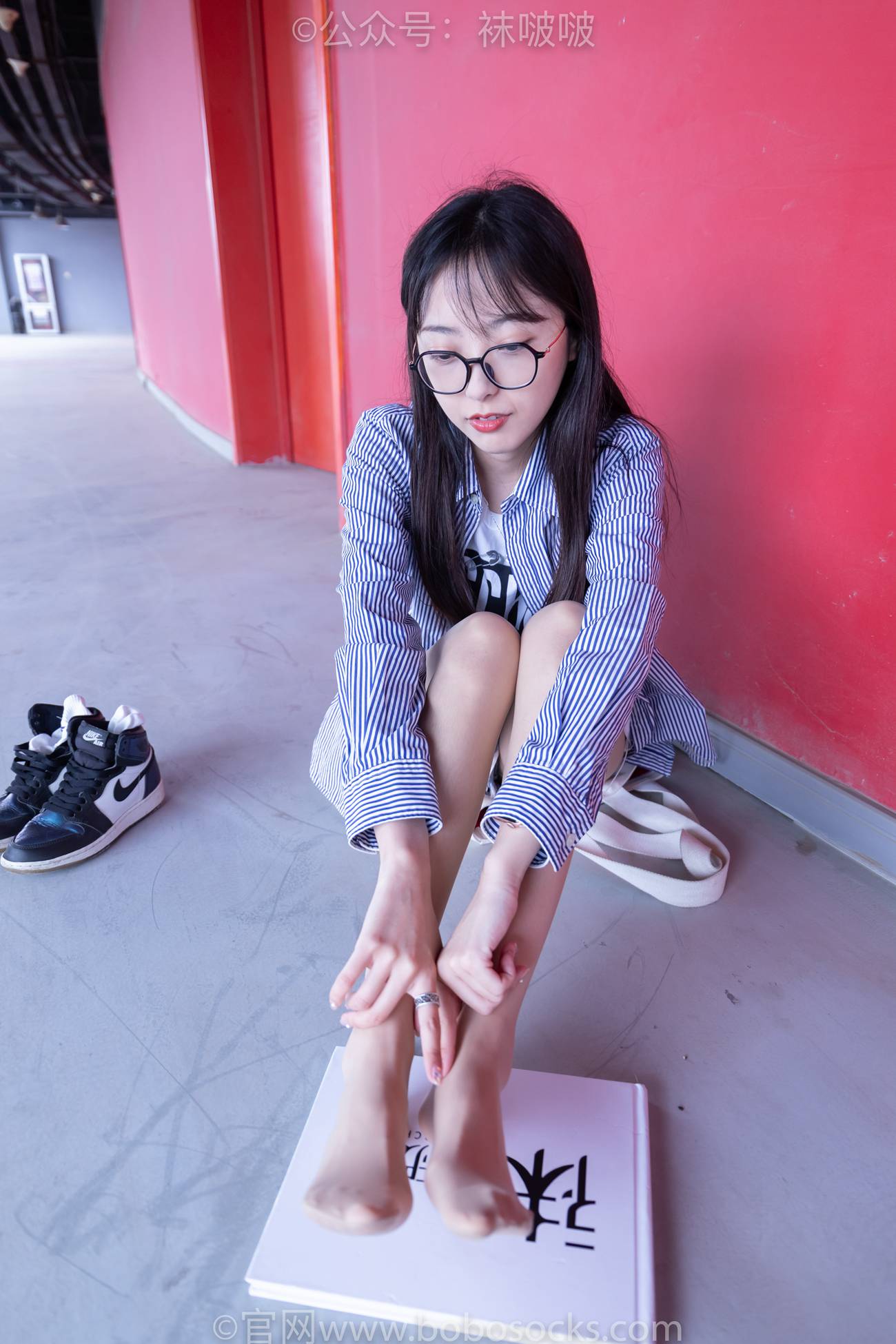 图片[131]-[BoBoSocks袜啵啵]NO.011 稚予-AJ、白色短棉袜、肉丝[139P] – 速更版-美库