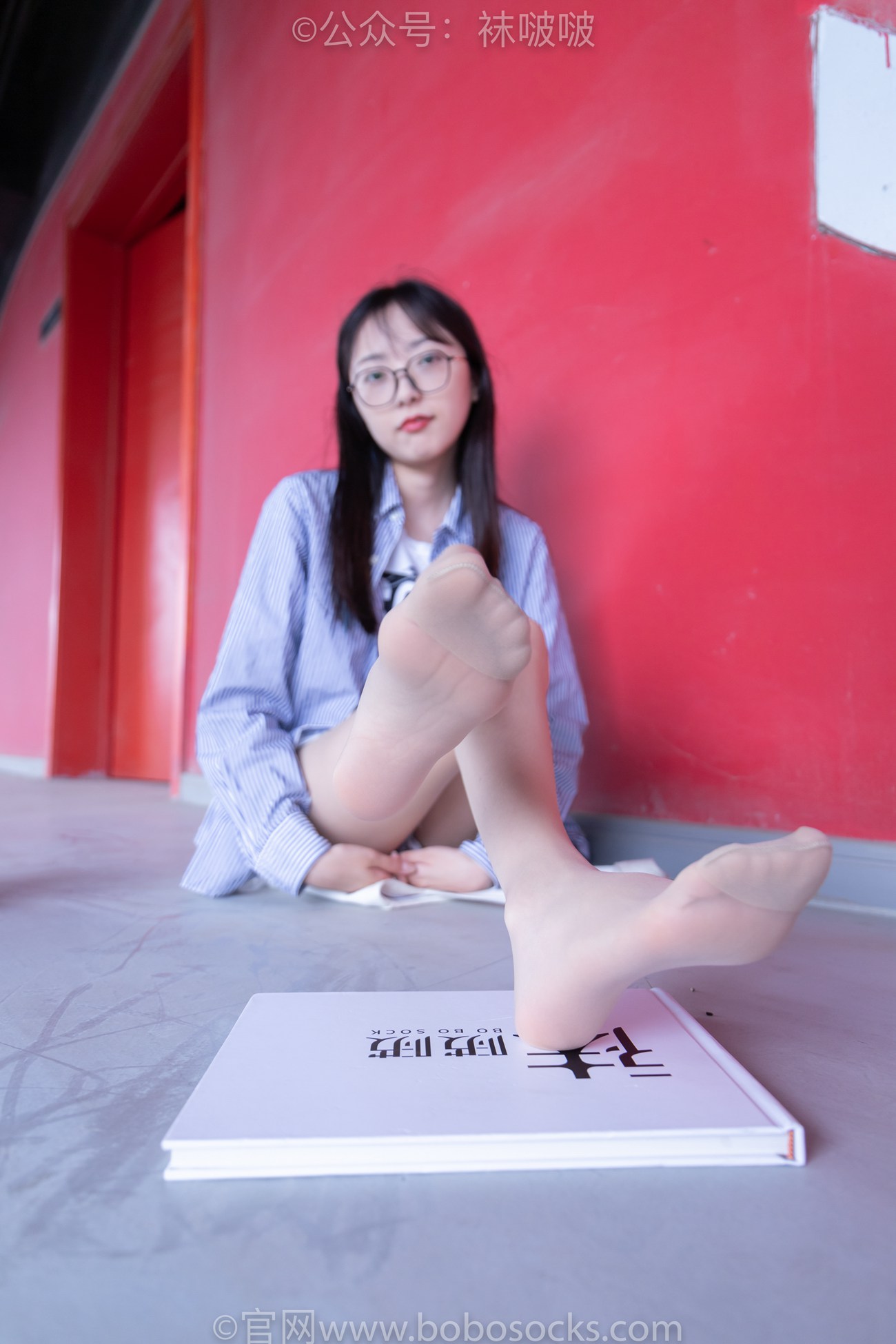 图片[133]-[BoBoSocks袜啵啵]NO.011 稚予-AJ、白色短棉袜、肉丝[139P] – 速更版-美库