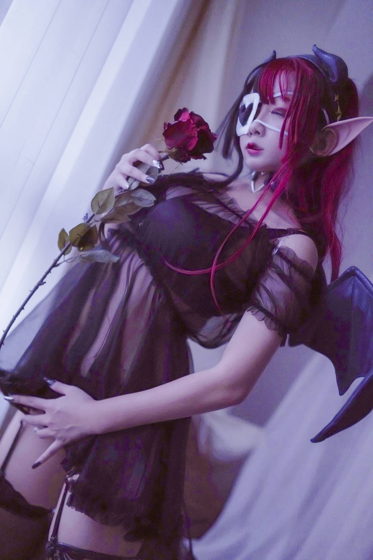 图片[30]-日奈娇 – 红色使魔[37P] – 速更版-美库