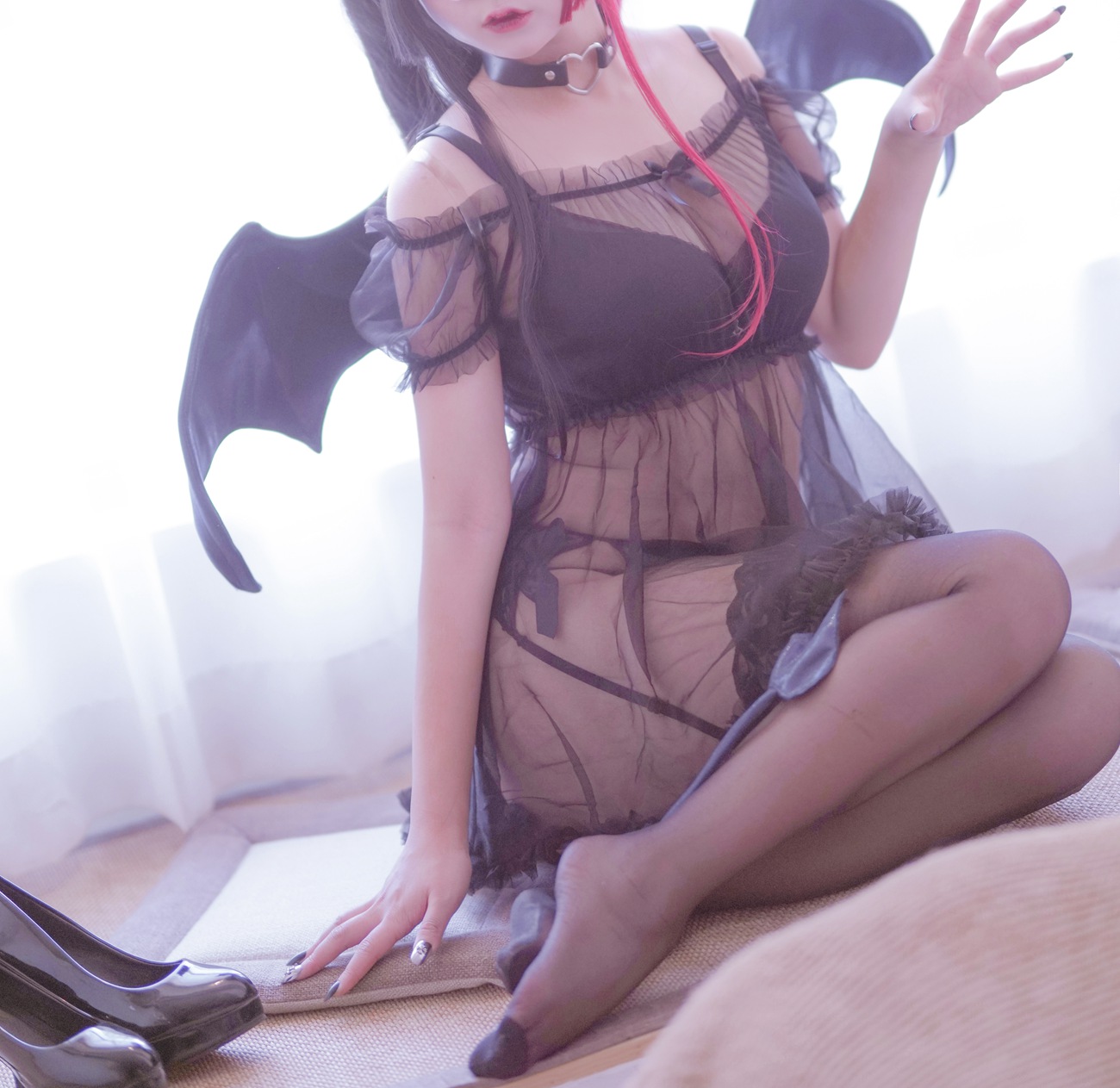 图片[37]-日奈娇 – 红色使魔[37P] – 速更版-美库