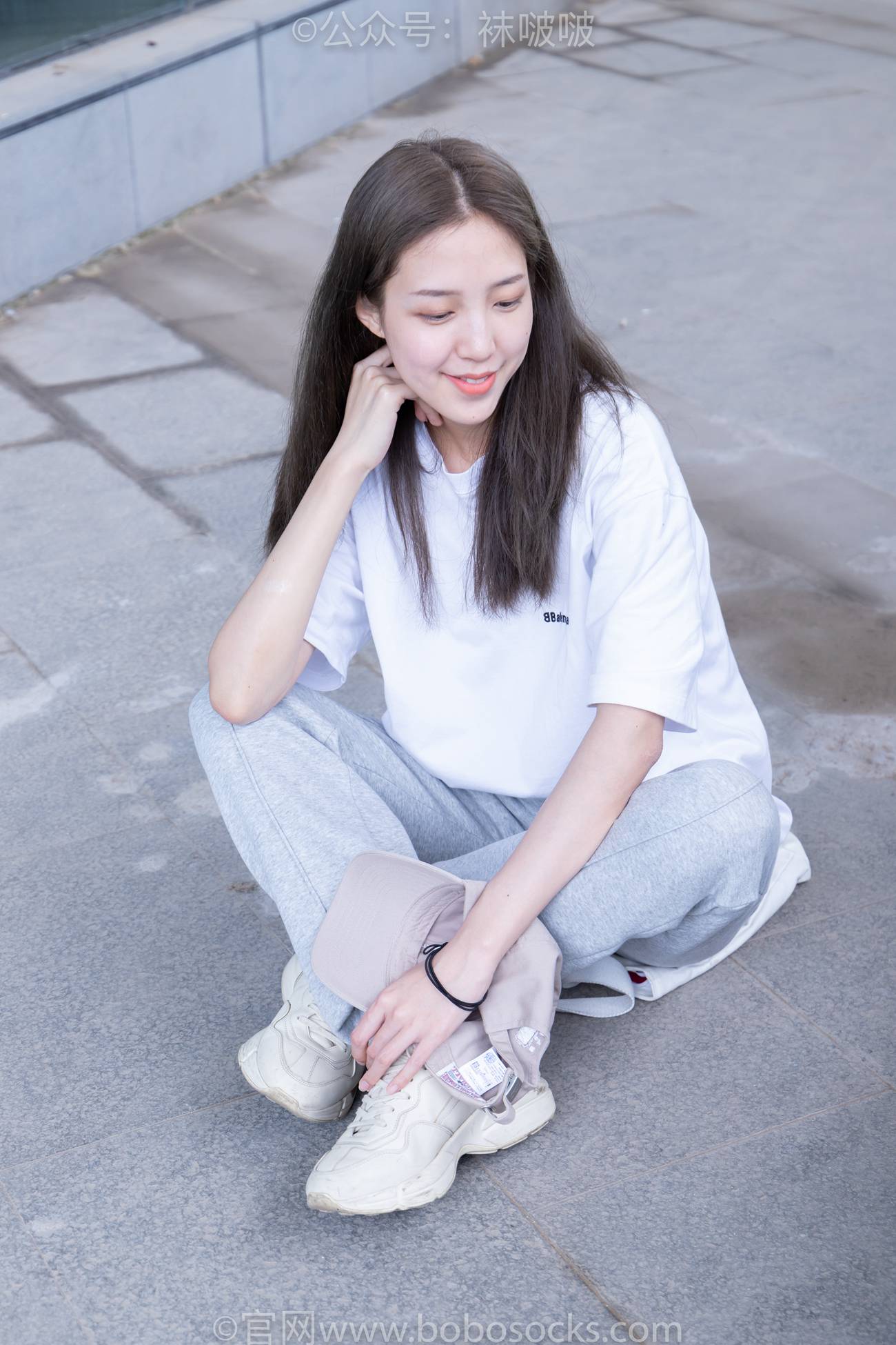 图片[29]-[BoBoSocks袜啵啵]NO.012 泡芙-运动鞋、白棉袜、裸足[132P] – 速更版-美库