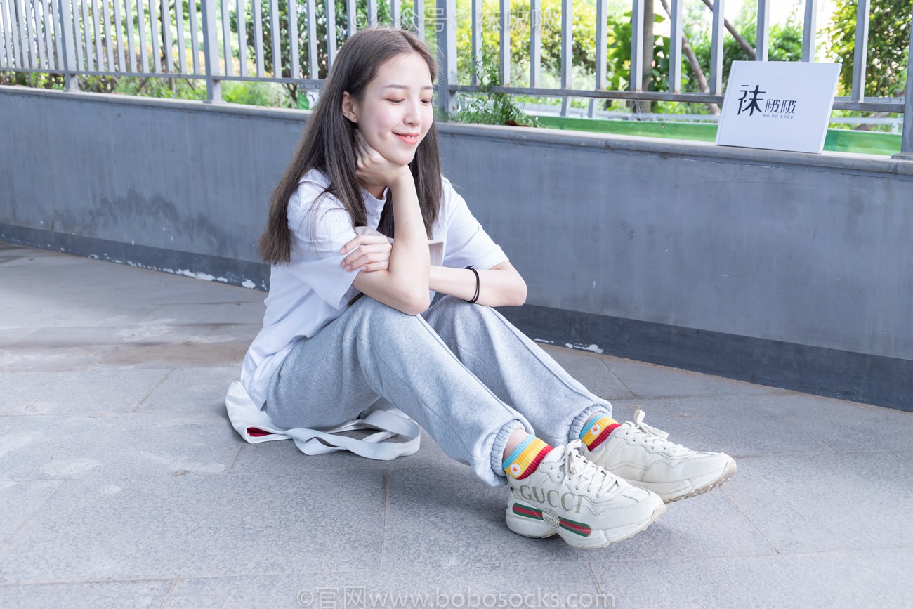 图片[32]-[BoBoSocks袜啵啵]NO.012 泡芙-运动鞋、白棉袜、裸足[132P] – 速更版-美库