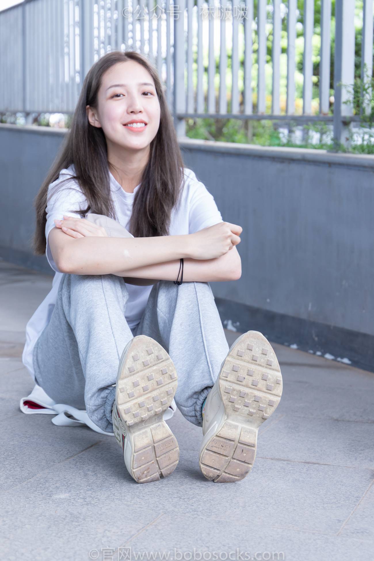 图片[34]-[BoBoSocks袜啵啵]NO.012 泡芙-运动鞋、白棉袜、裸足[132P] – 速更版-美库