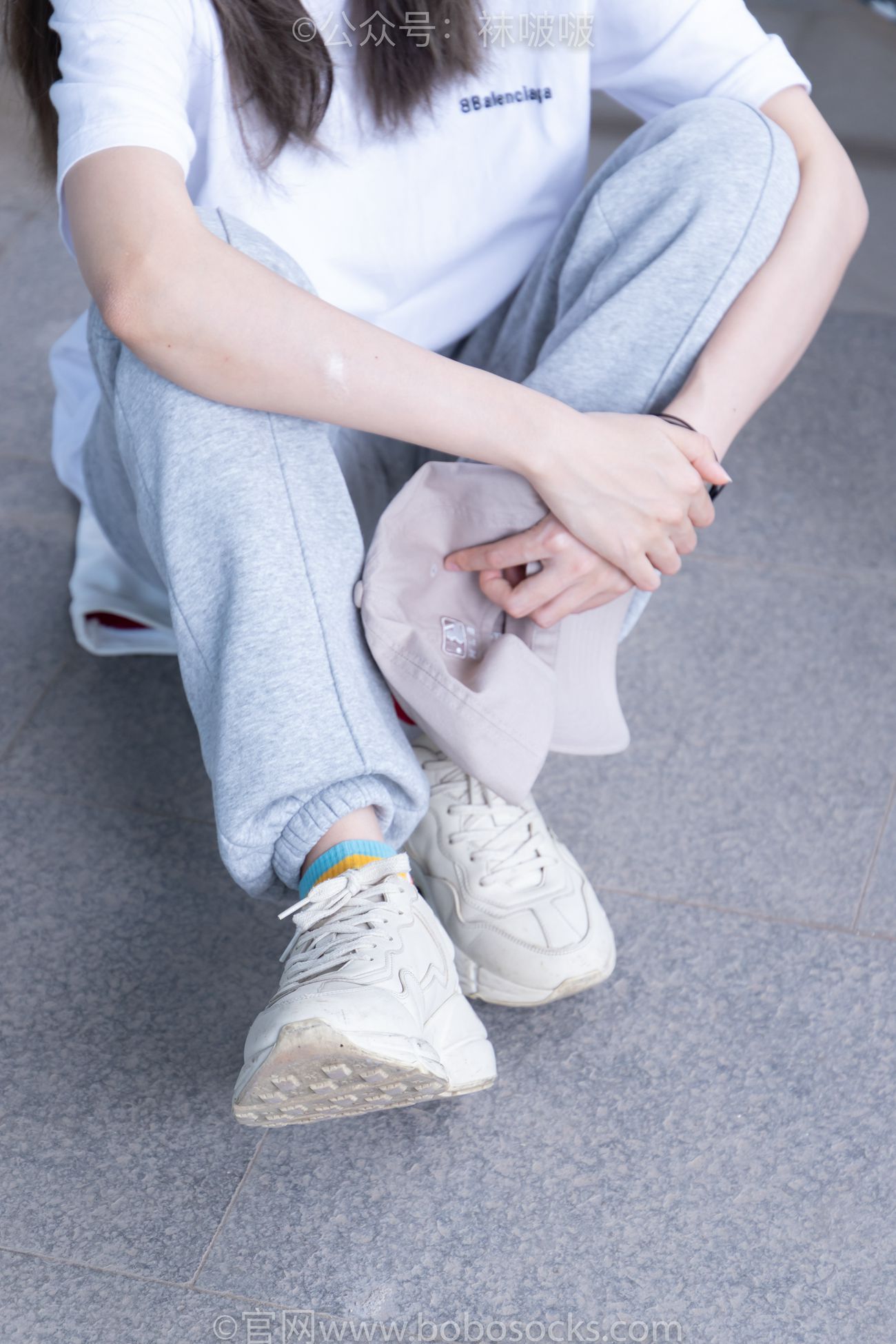 图片[38]-[BoBoSocks袜啵啵]NO.012 泡芙-运动鞋、白棉袜、裸足[132P] – 速更版-美库