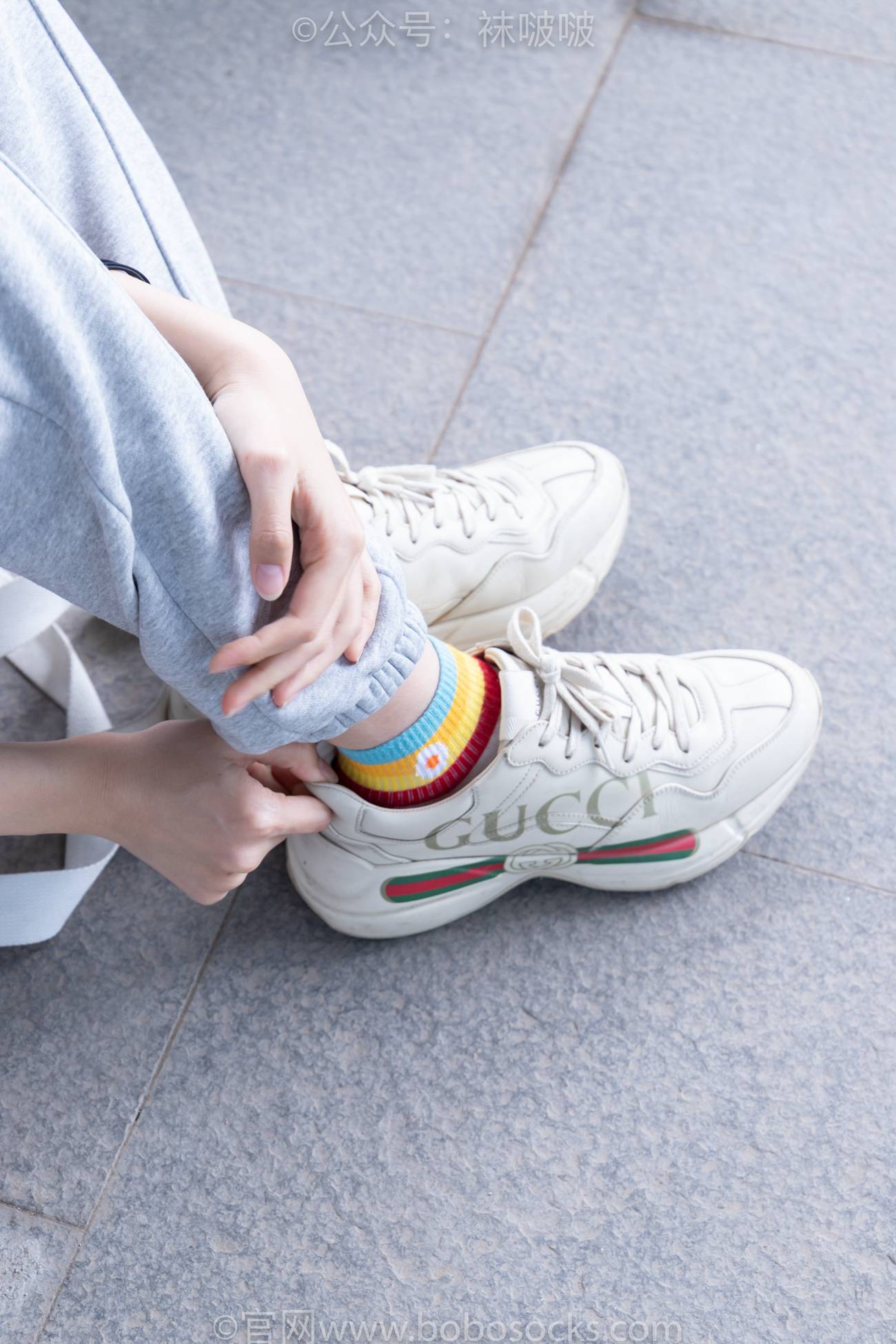 图片[40]-[BoBoSocks袜啵啵]NO.012 泡芙-运动鞋、白棉袜、裸足[132P] – 速更版-美库