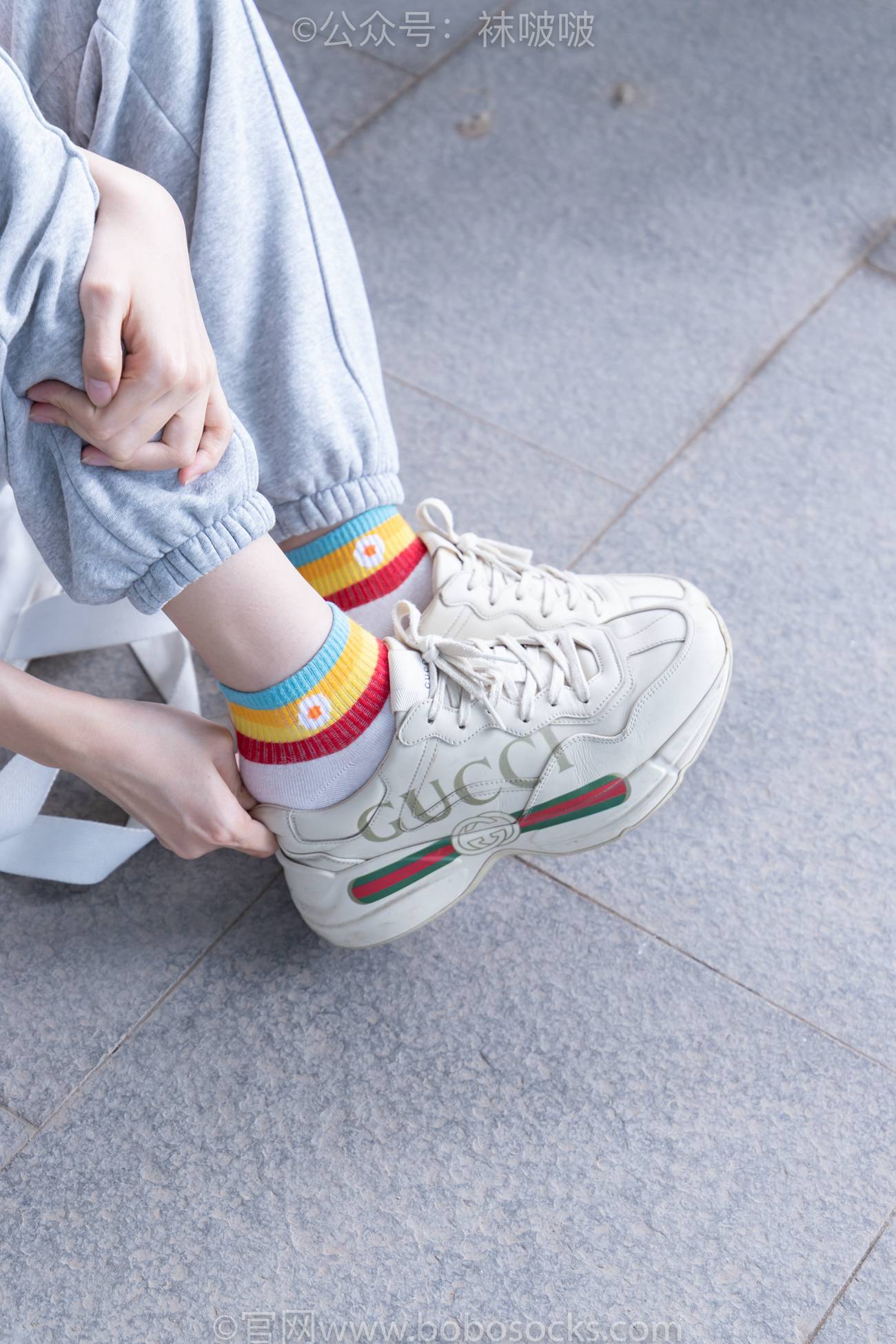 图片[41]-[BoBoSocks袜啵啵]NO.012 泡芙-运动鞋、白棉袜、裸足[132P] – 速更版-美库