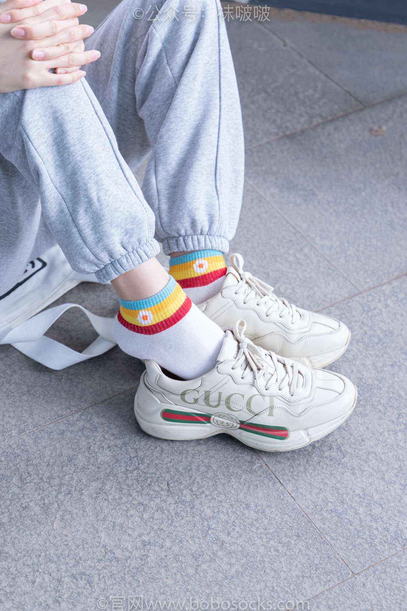图片[42]-[BoBoSocks袜啵啵]NO.012 泡芙-运动鞋、白棉袜、裸足[132P] – 速更版-美库