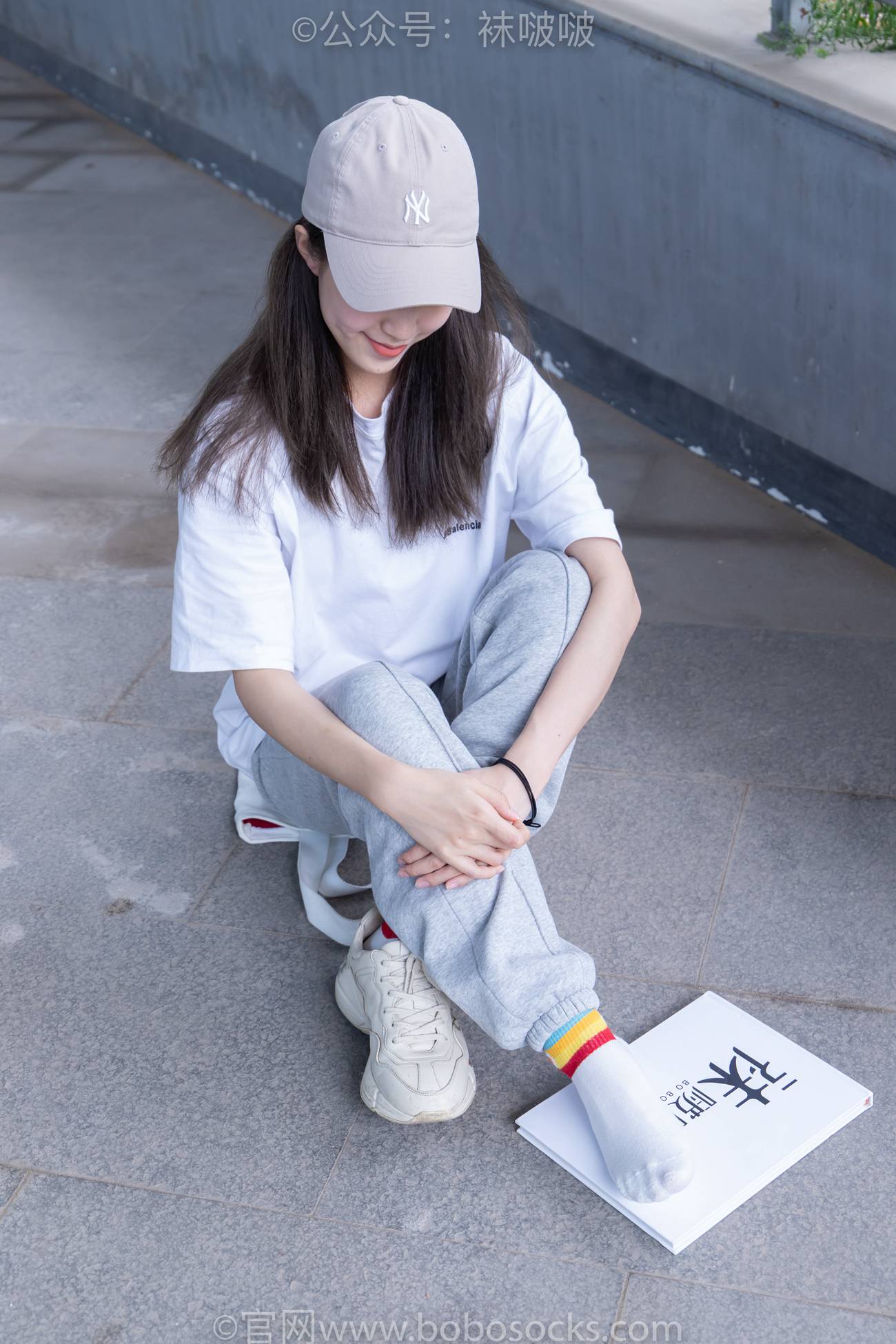 图片[46]-[BoBoSocks袜啵啵]NO.012 泡芙-运动鞋、白棉袜、裸足[132P] – 速更版-美库