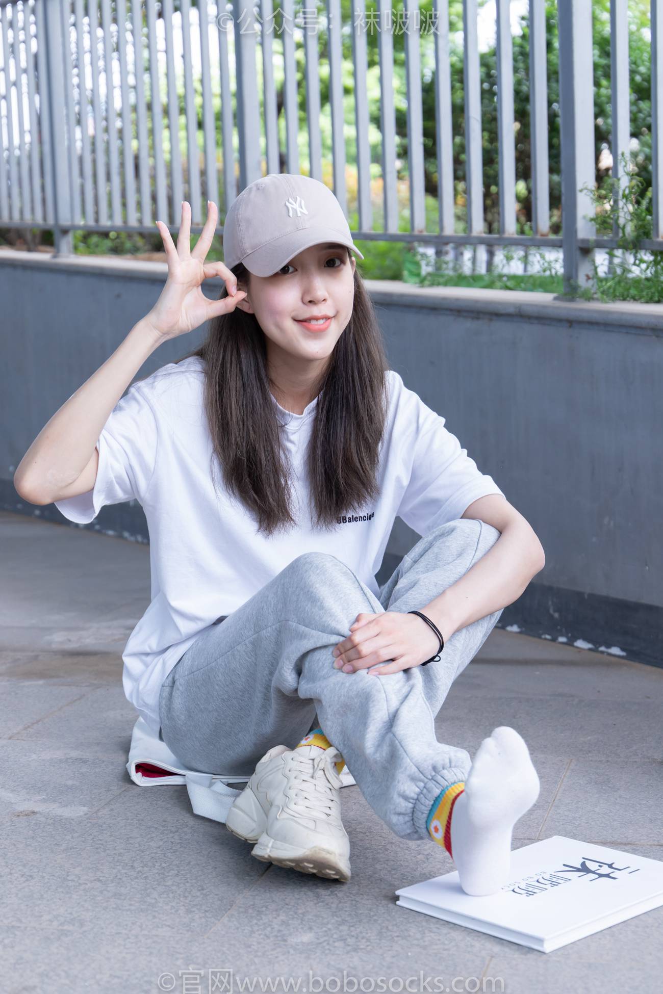 图片[59]-[BoBoSocks袜啵啵]NO.012 泡芙-运动鞋、白棉袜、裸足[132P] – 速更版-美库