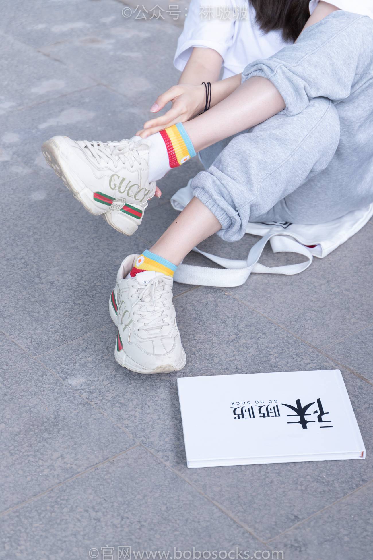 图片[126]-[BoBoSocks袜啵啵]NO.012 泡芙-运动鞋、白棉袜、裸足[132P] – 速更版-美库