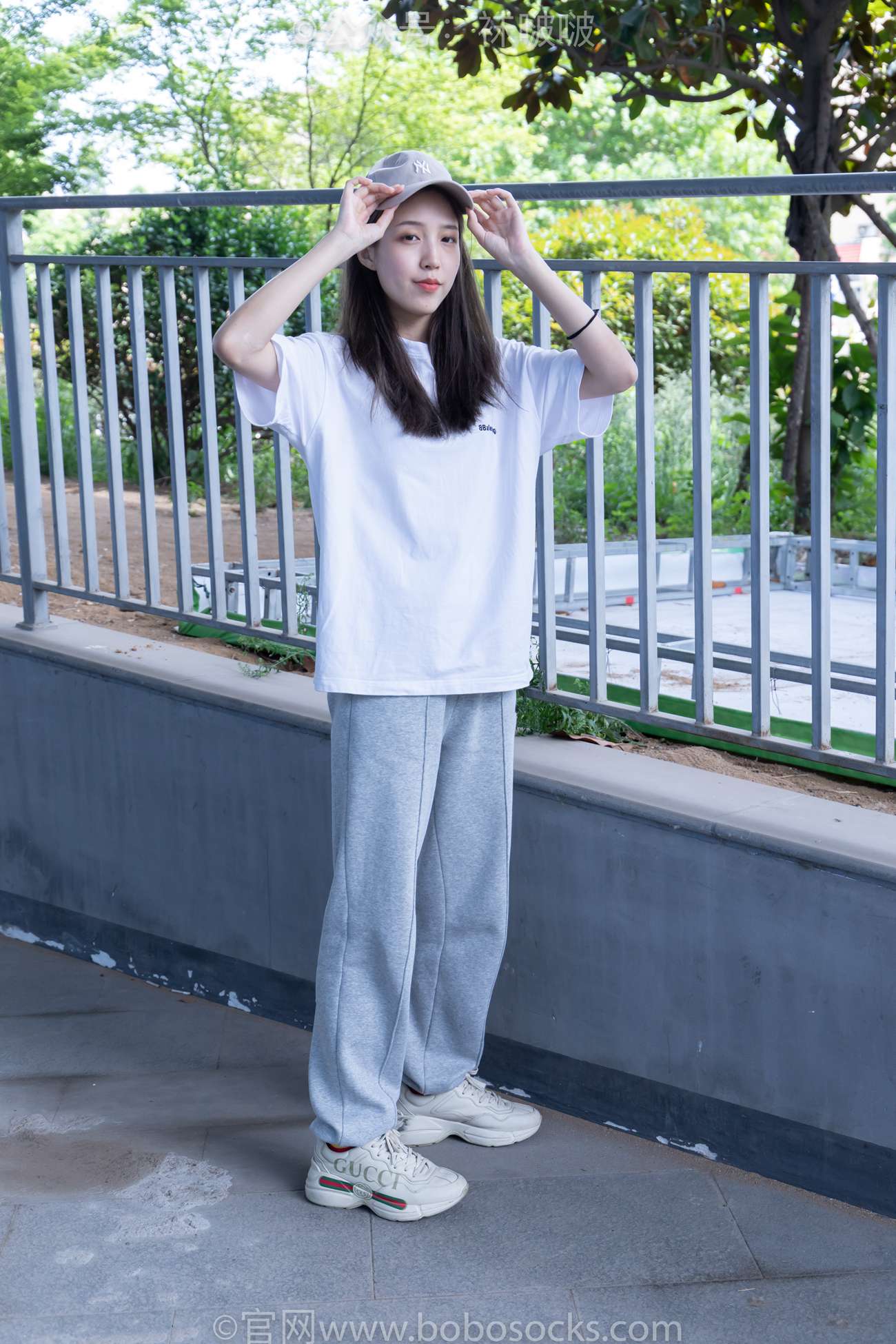 图片[132]-[BoBoSocks袜啵啵]NO.012 泡芙-运动鞋、白棉袜、裸足[132P] – 速更版-美库