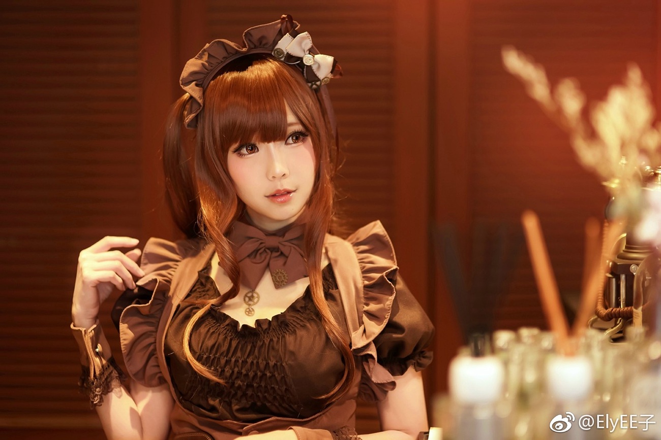 图片[11]-Ely_eee(ElyEE子) – 女仆咖啡店[17P] – 速更版-美库