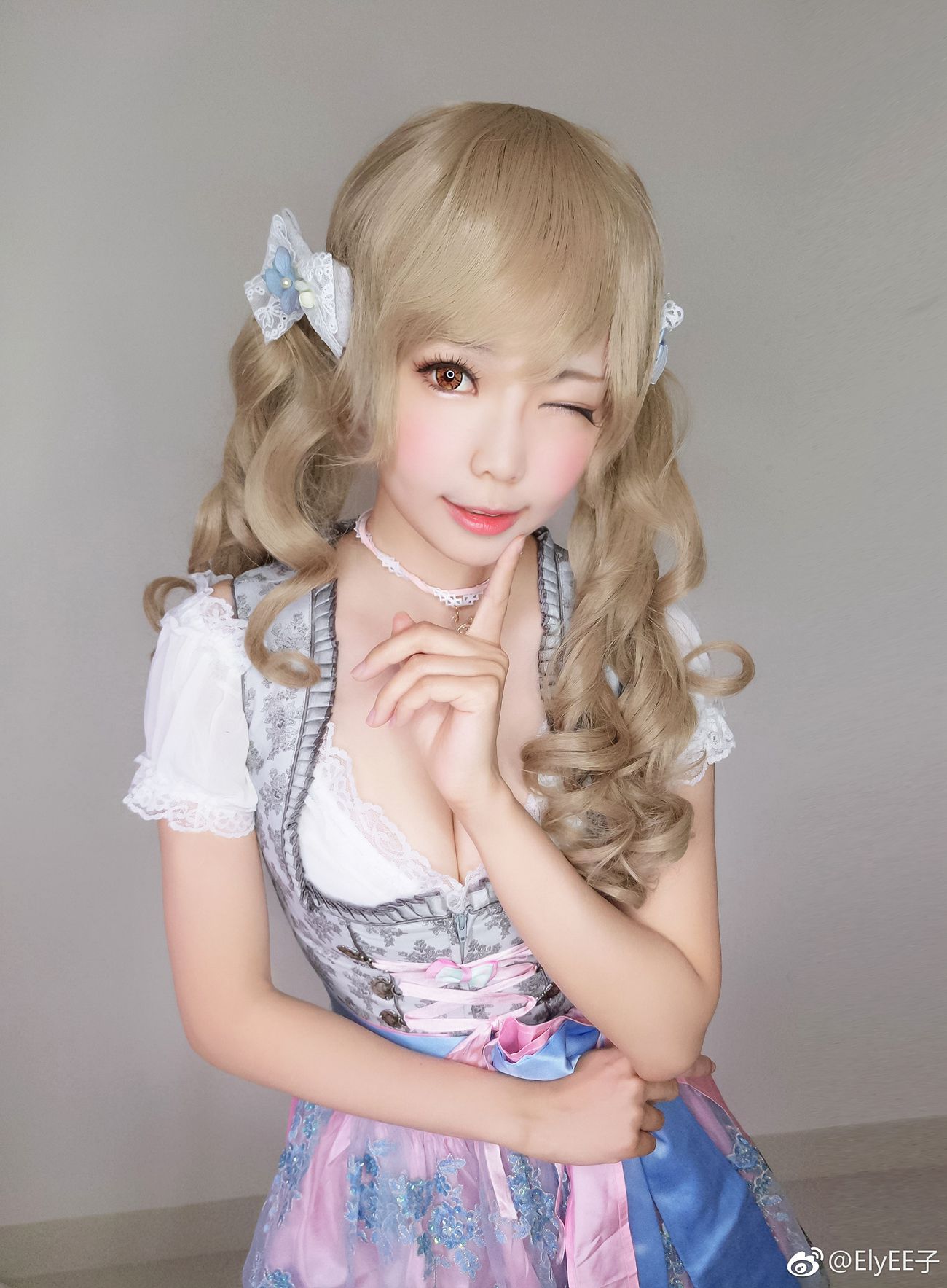 图片[16]-Ely_eee(ElyEE子) – 女仆咖啡店[17P] – 速更版-美库