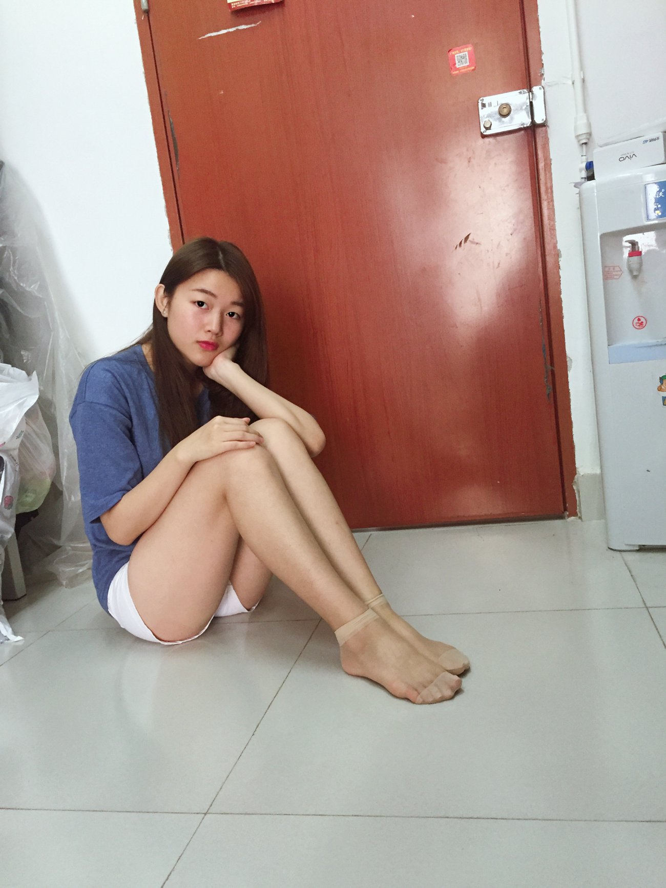 图片[28]-学妹校园寝室短丝系列015期 锦玲[61P] – 速更版-美库