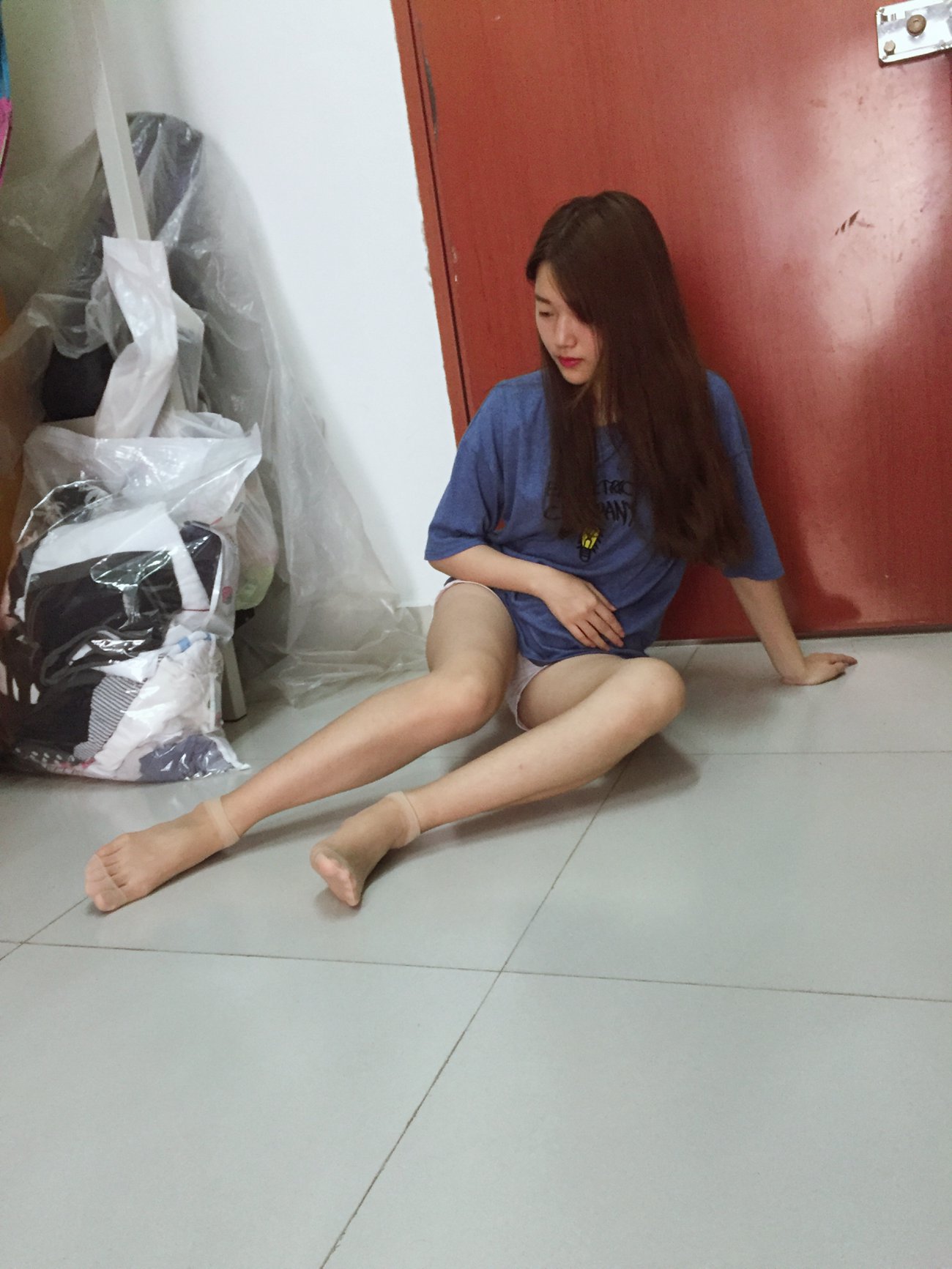 图片[35]-学妹校园寝室短丝系列015期 锦玲[61P] – 速更版-美库