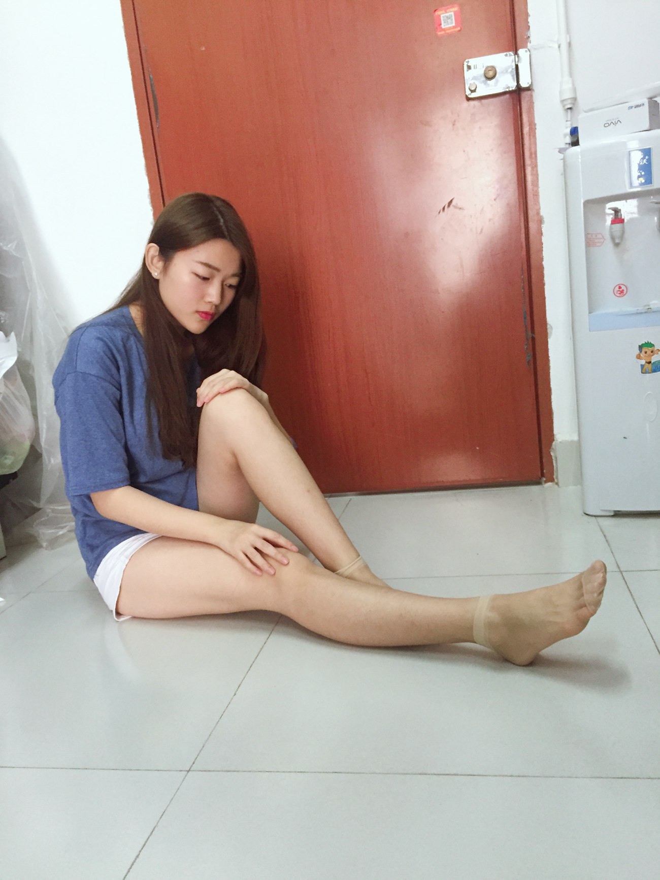 图片[39]-学妹校园寝室短丝系列015期 锦玲[61P] – 速更版-美库