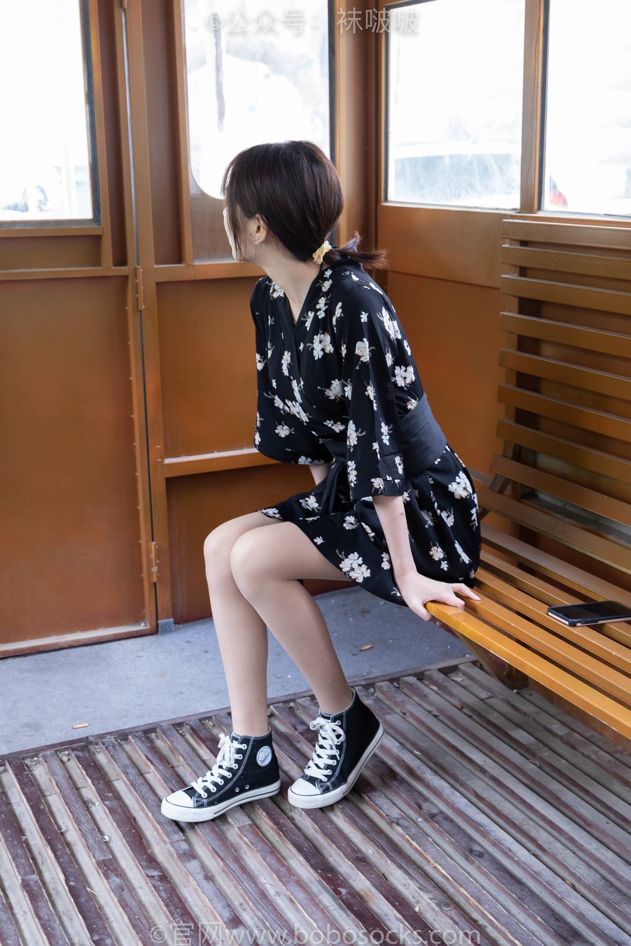 图片[20]-[BoBoSocks袜啵啵]NO.013 小甜豆-匡威帆布鞋、浅灰色短棉袜、肉丝[132P] – 速更版-美库