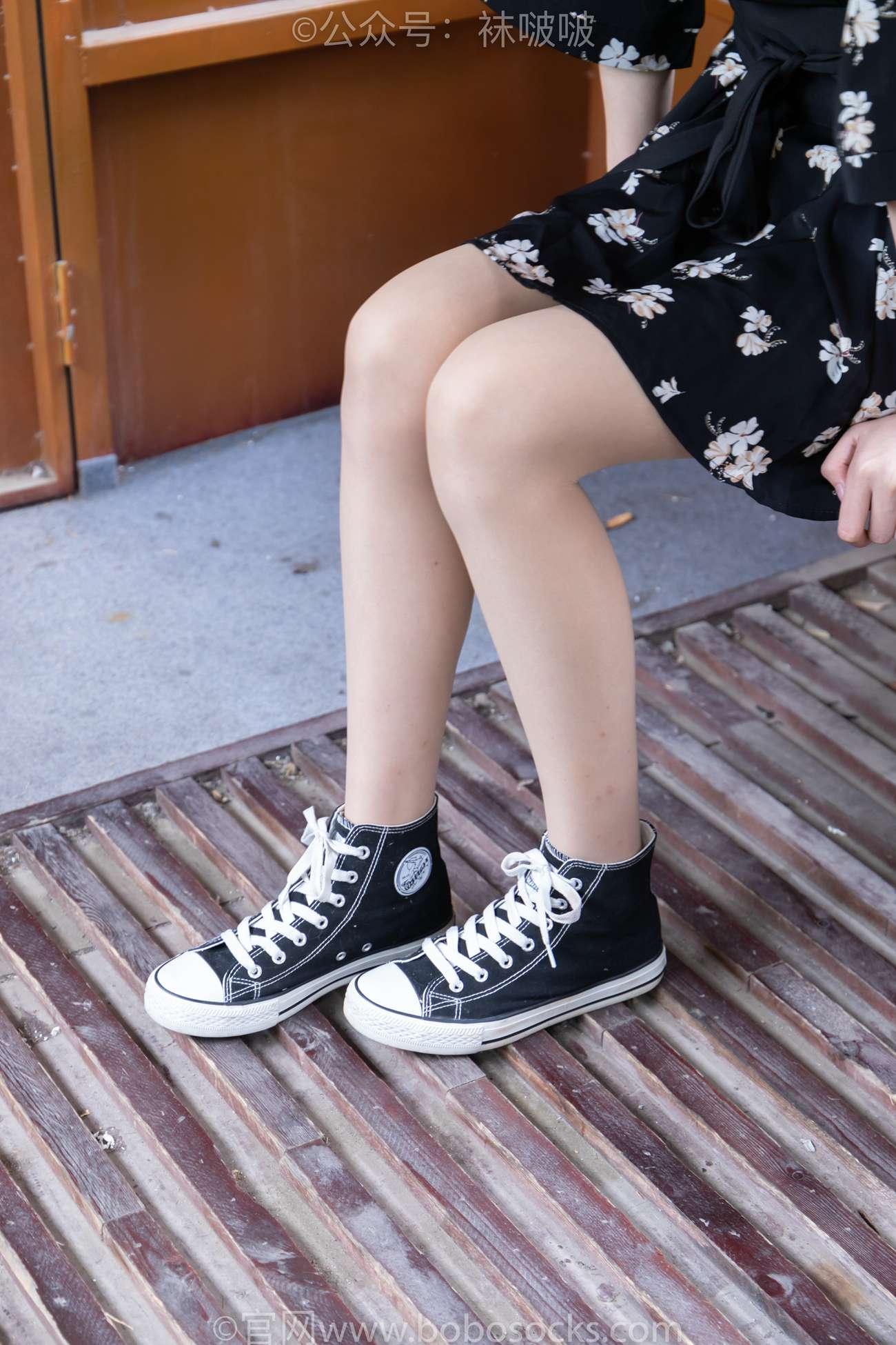 图片[22]-[BoBoSocks袜啵啵]NO.013 小甜豆-匡威帆布鞋、浅灰色短棉袜、肉丝[132P] – 速更版-美库