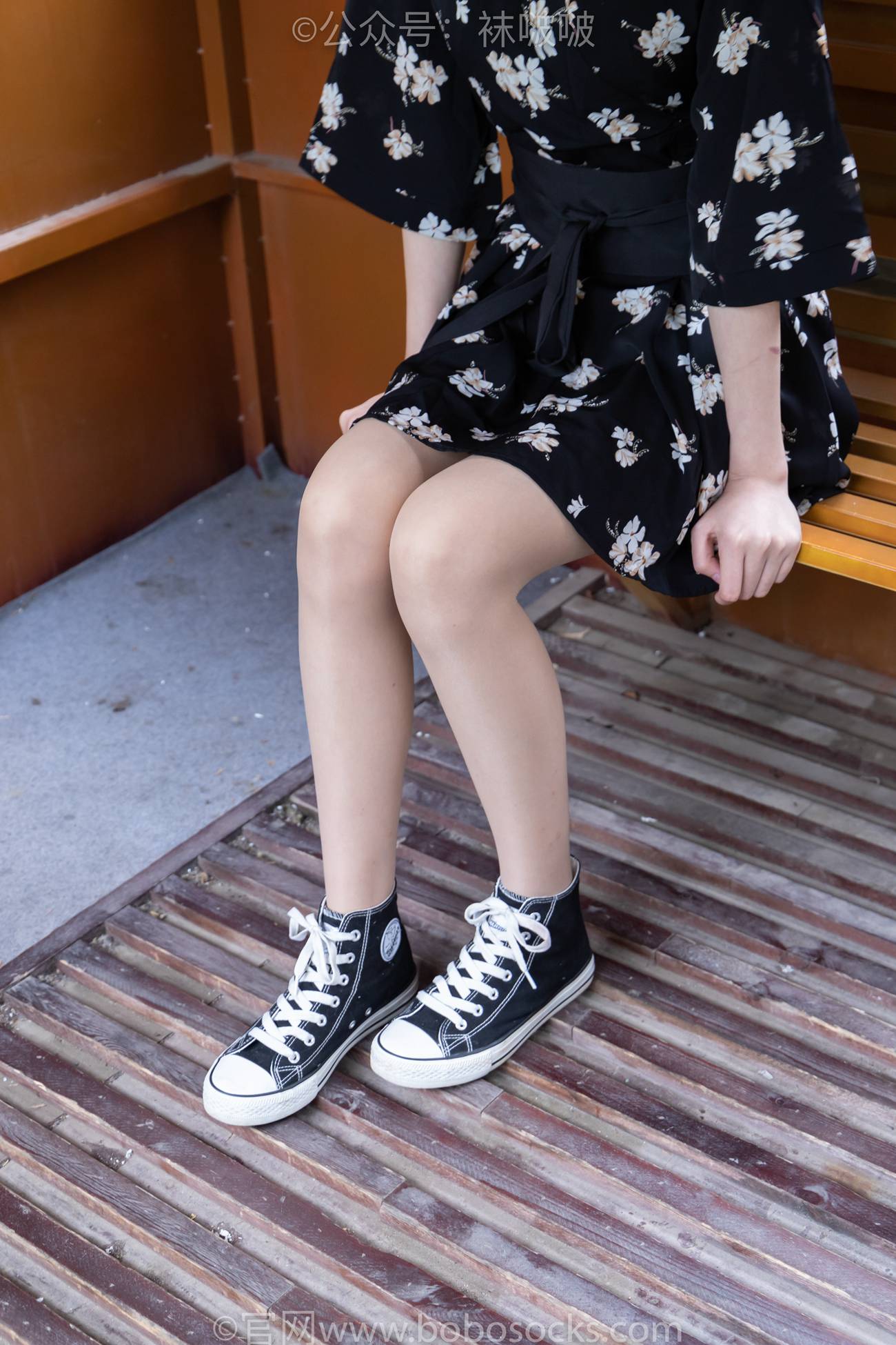 图片[23]-[BoBoSocks袜啵啵]NO.013 小甜豆-匡威帆布鞋、浅灰色短棉袜、肉丝[132P] – 速更版-美库