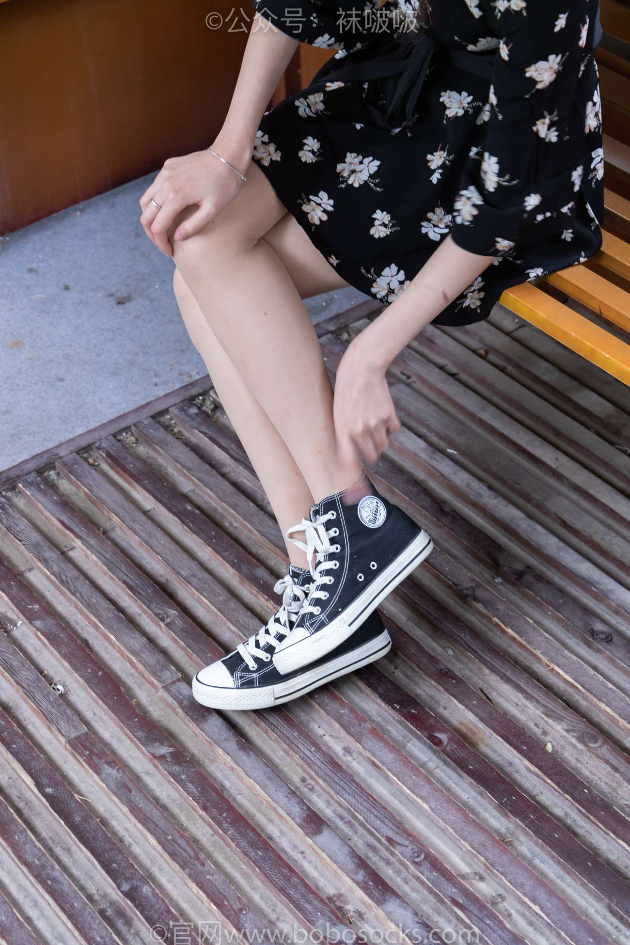 图片[25]-[BoBoSocks袜啵啵]NO.013 小甜豆-匡威帆布鞋、浅灰色短棉袜、肉丝[132P] – 速更版-美库