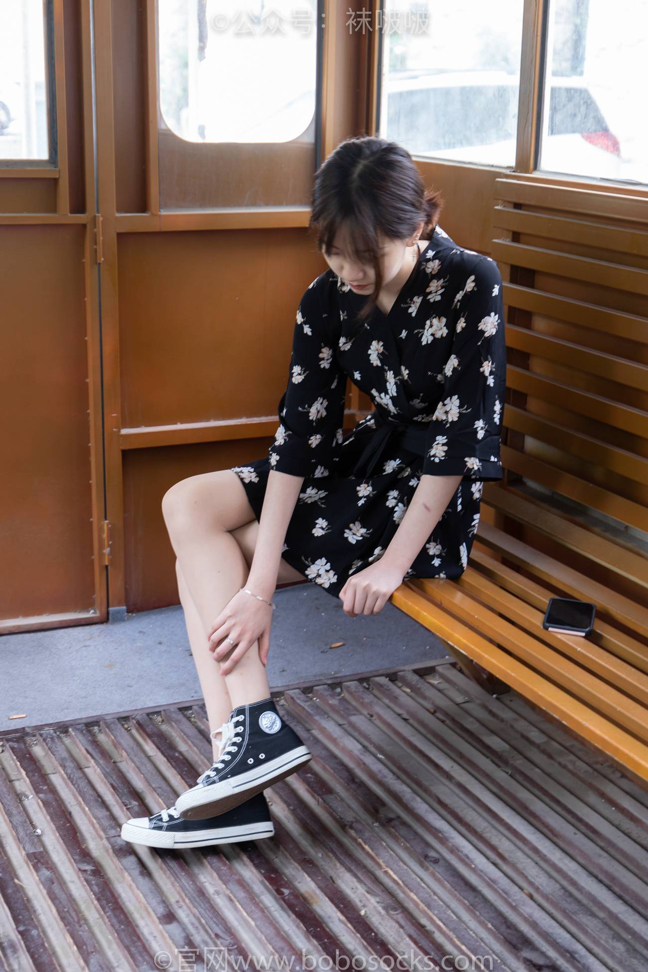 图片[26]-[BoBoSocks袜啵啵]NO.013 小甜豆-匡威帆布鞋、浅灰色短棉袜、肉丝[132P] – 速更版-美库