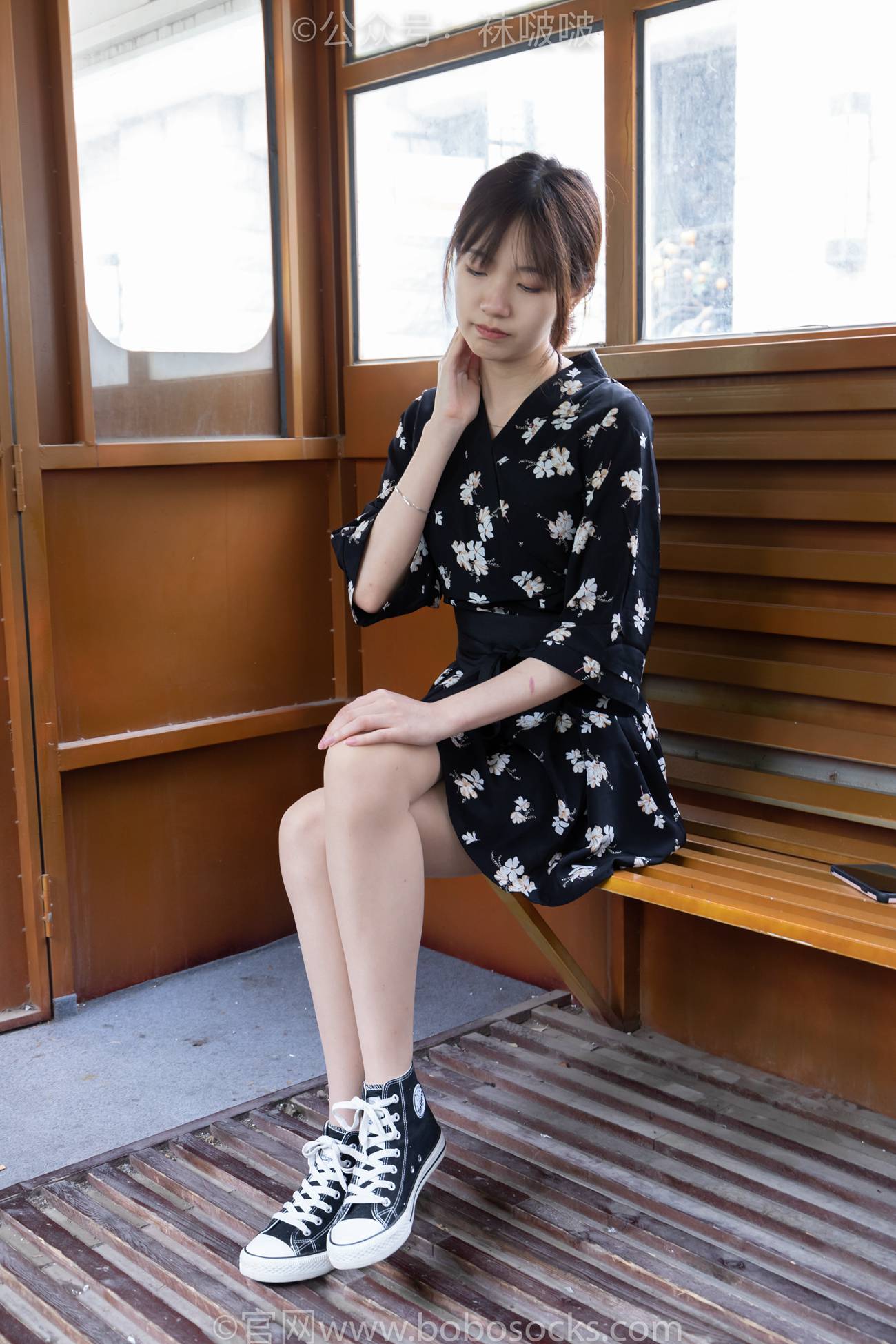 图片[30]-[BoBoSocks袜啵啵]NO.013 小甜豆-匡威帆布鞋、浅灰色短棉袜、肉丝[132P] – 速更版-美库