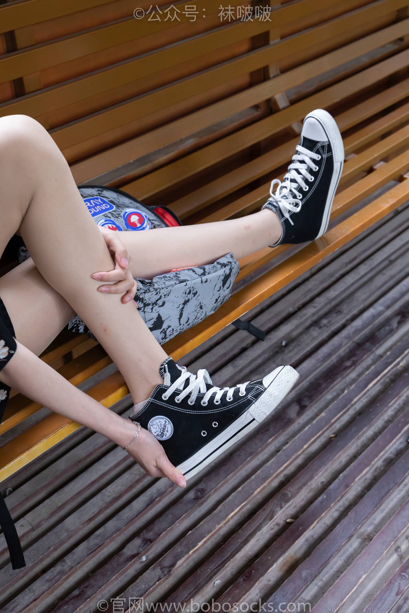 图片[46]-[BoBoSocks袜啵啵]NO.013 小甜豆-匡威帆布鞋、浅灰色短棉袜、肉丝[132P] – 速更版-美库