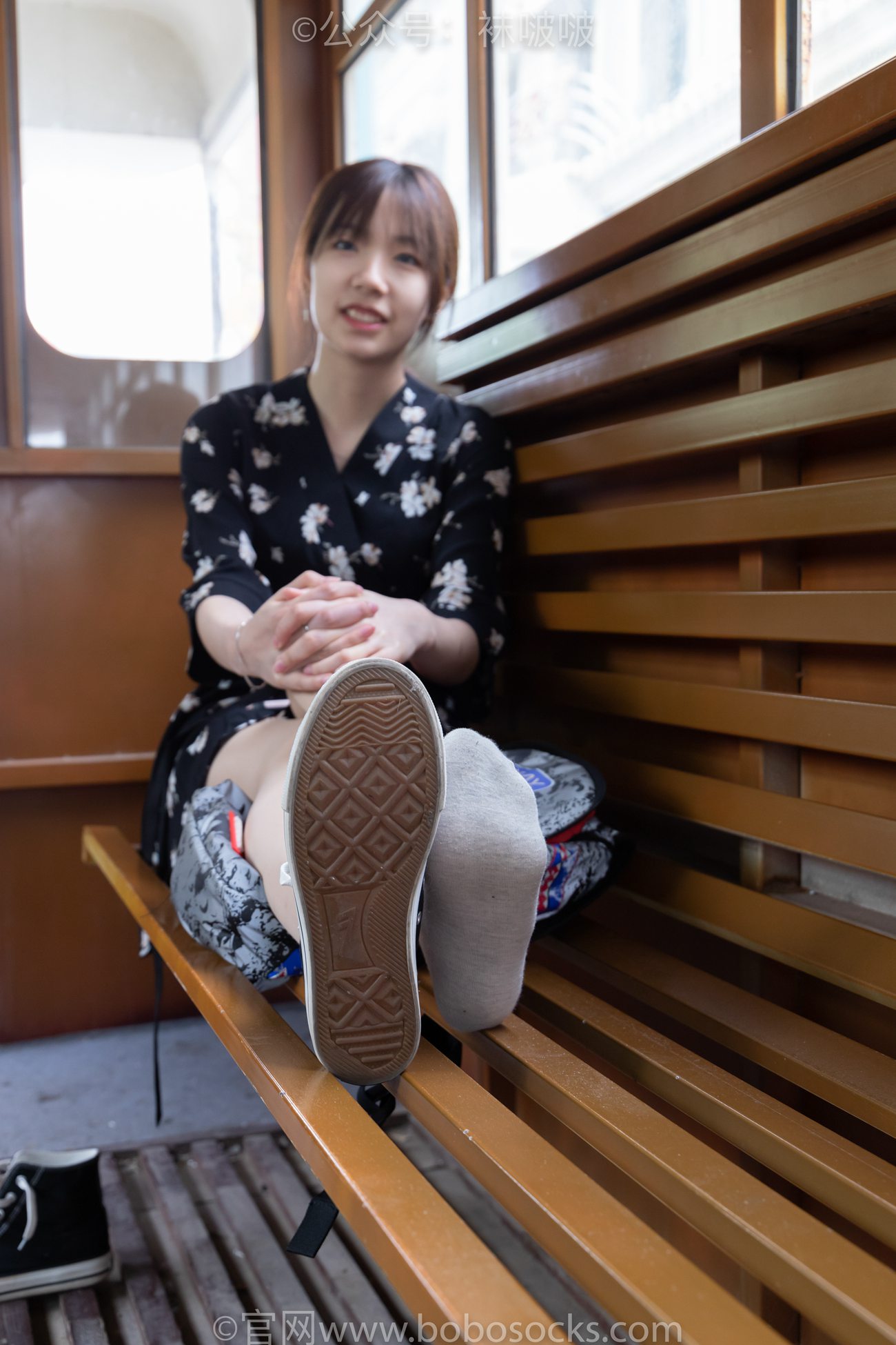 图片[49]-[BoBoSocks袜啵啵]NO.013 小甜豆-匡威帆布鞋、浅灰色短棉袜、肉丝[132P] – 速更版-美库