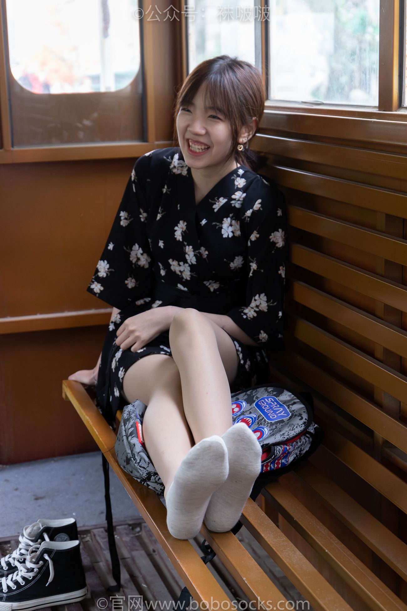 图片[80]-[BoBoSocks袜啵啵]NO.013 小甜豆-匡威帆布鞋、浅灰色短棉袜、肉丝[132P] – 速更版-美库