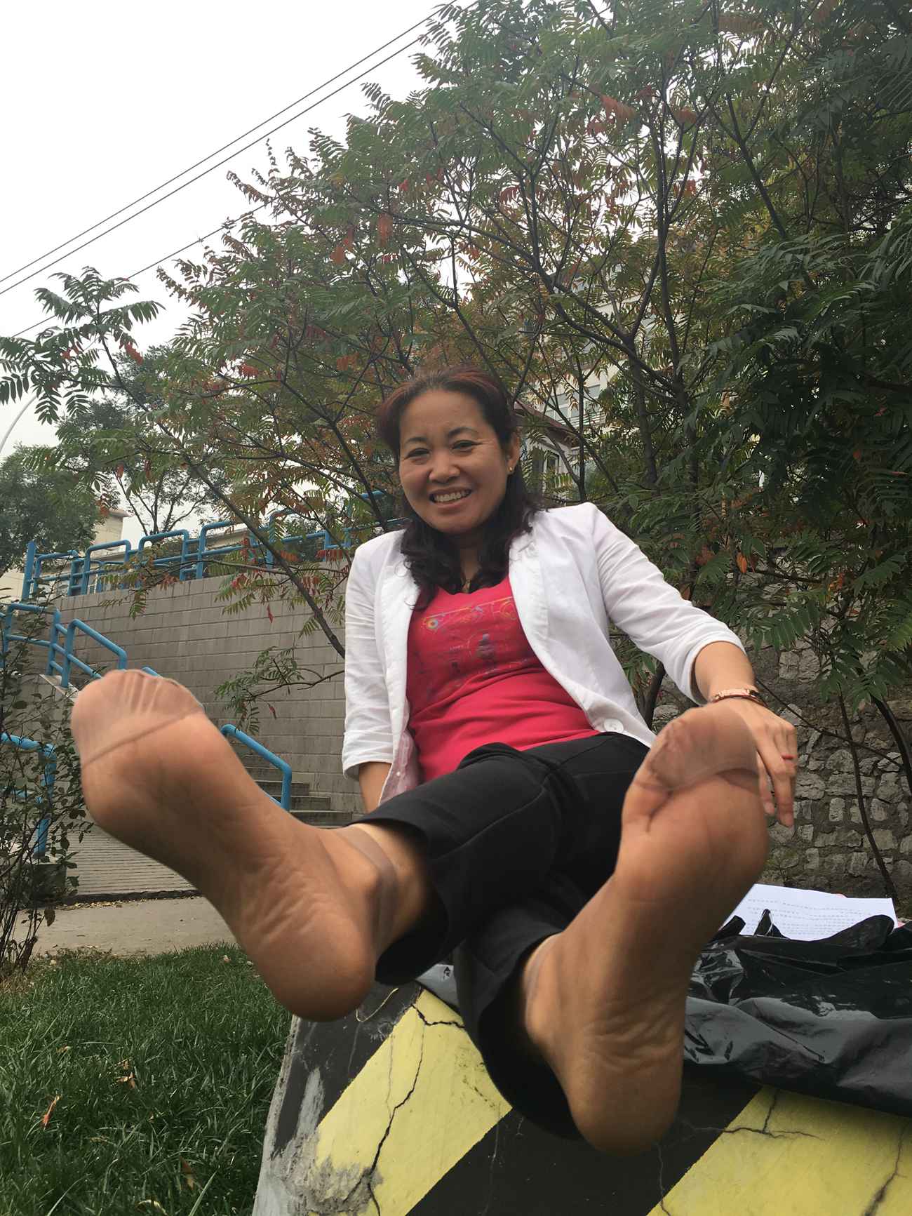 图片[35]-学妹校园寝室短丝系列016期 白美玲[65P] – 速更版-美库