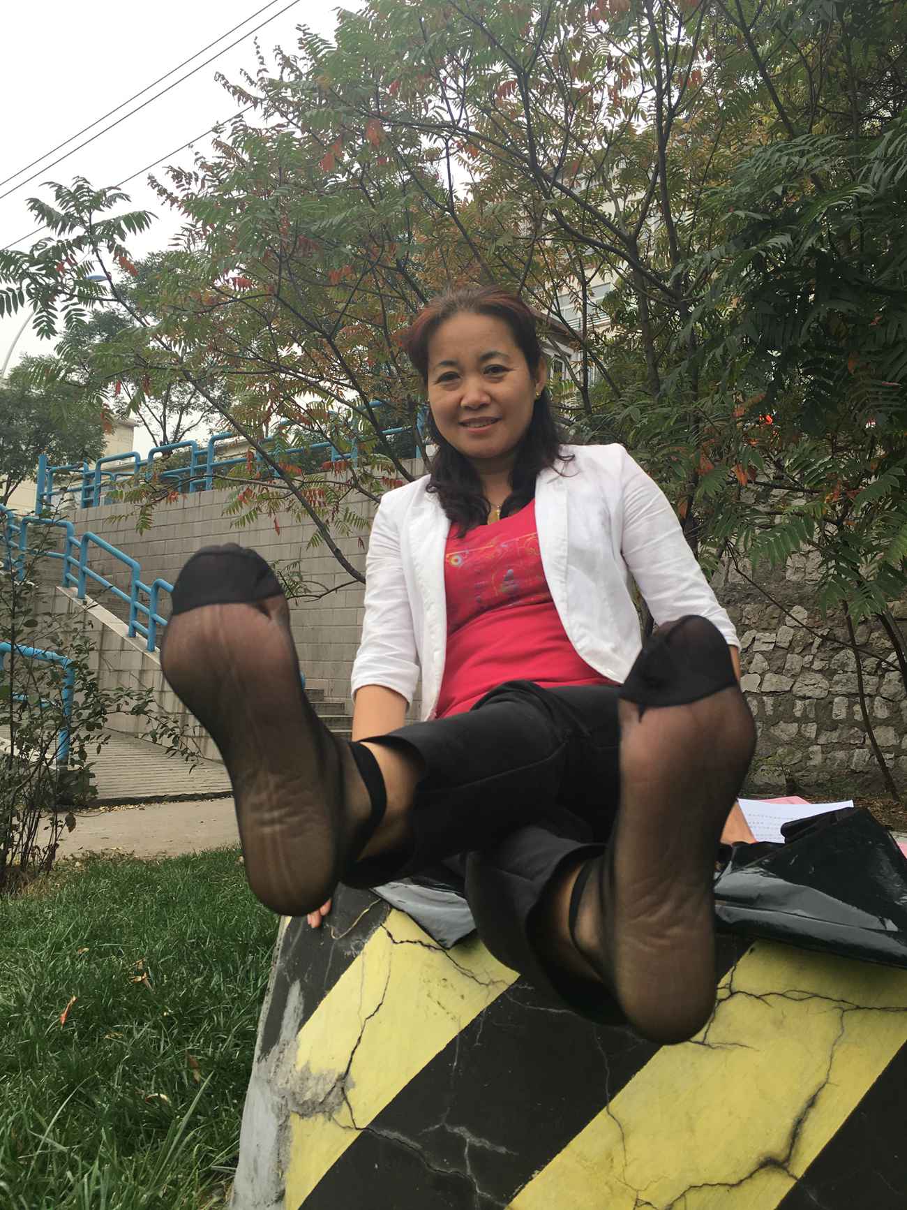 图片[43]-学妹校园寝室短丝系列016期 白美玲[65P] – 速更版-美库