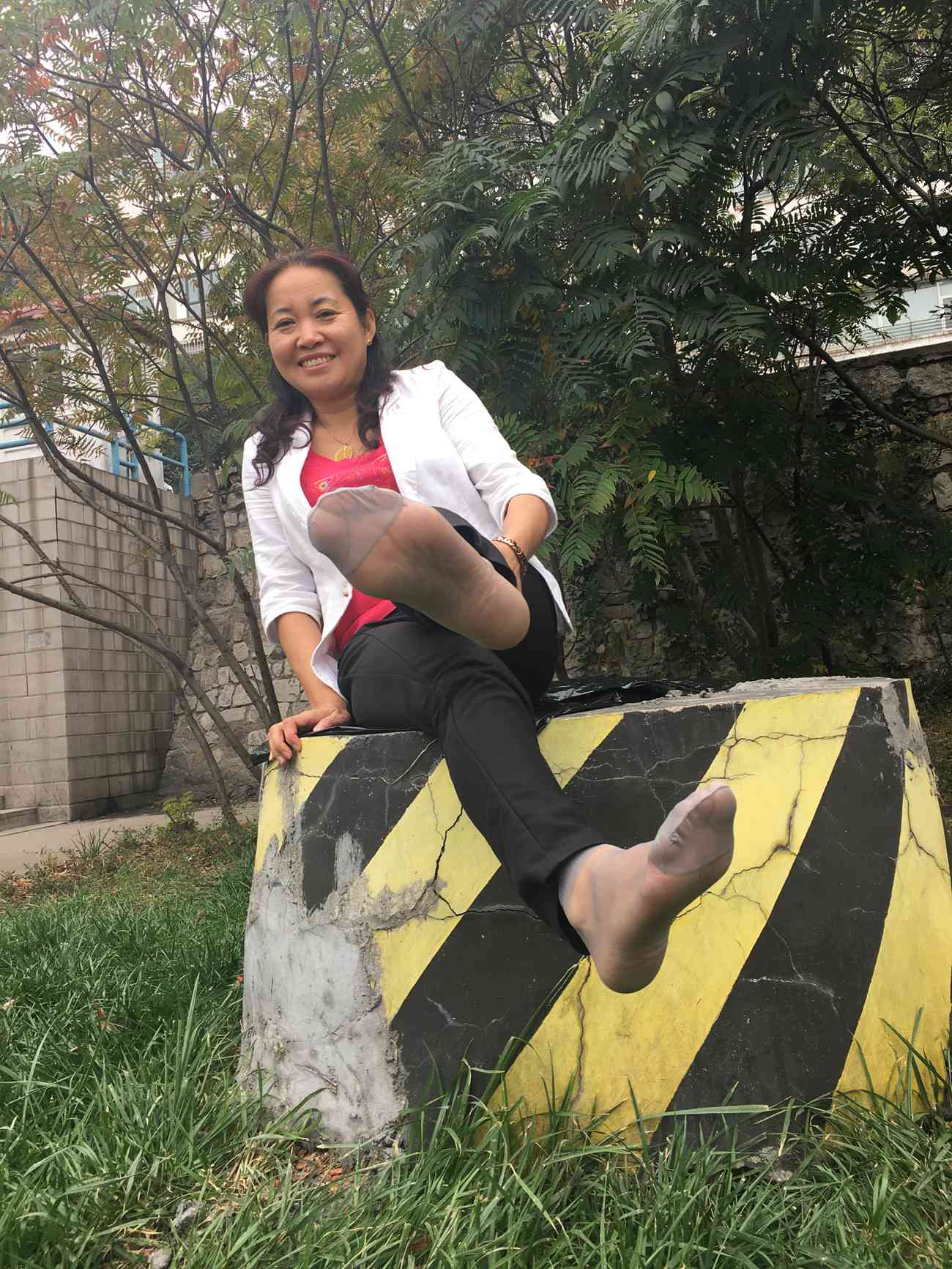 图片[64]-学妹校园寝室短丝系列016期 白美玲[65P] – 速更版-美库